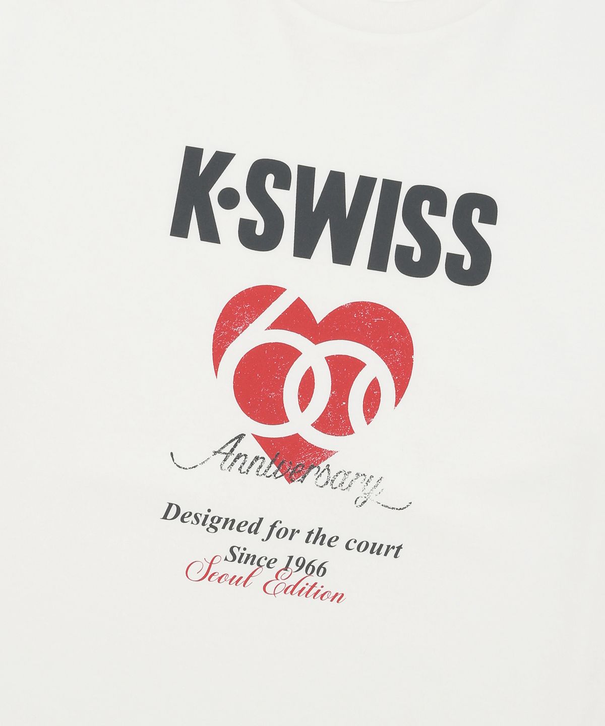 케이스위스(K-SWISS) 60th 하트 그래픽 티_1KSTSMV904WH
