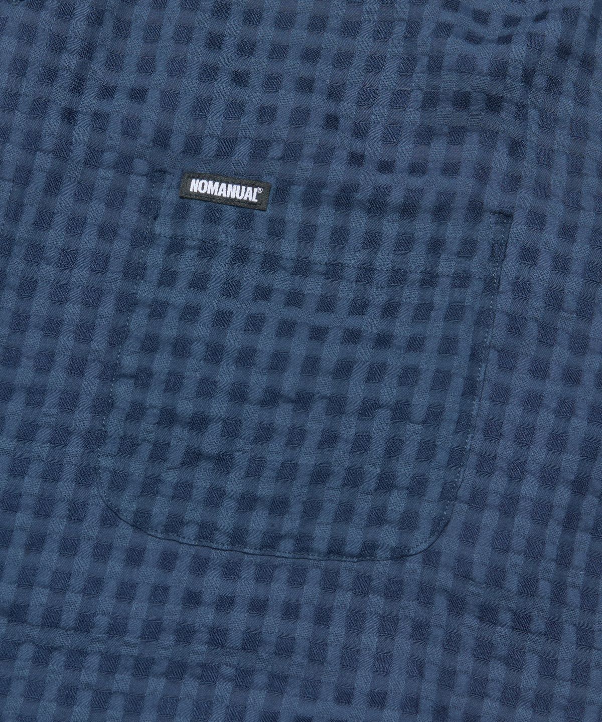 노매뉴얼(NOMANUAL) T.C HALF SHIRT - NAVY