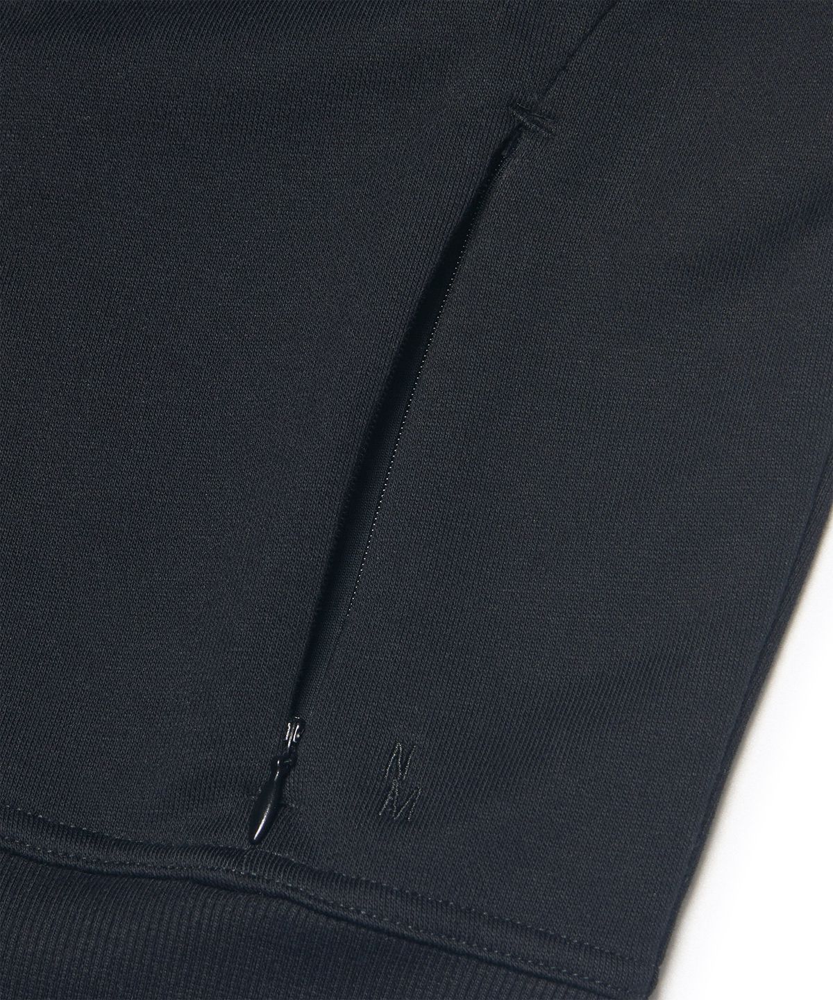노매뉴얼(NOMANUAL) NM LIGHT HOODED ZIP-UP (WOMAN) - BLACK