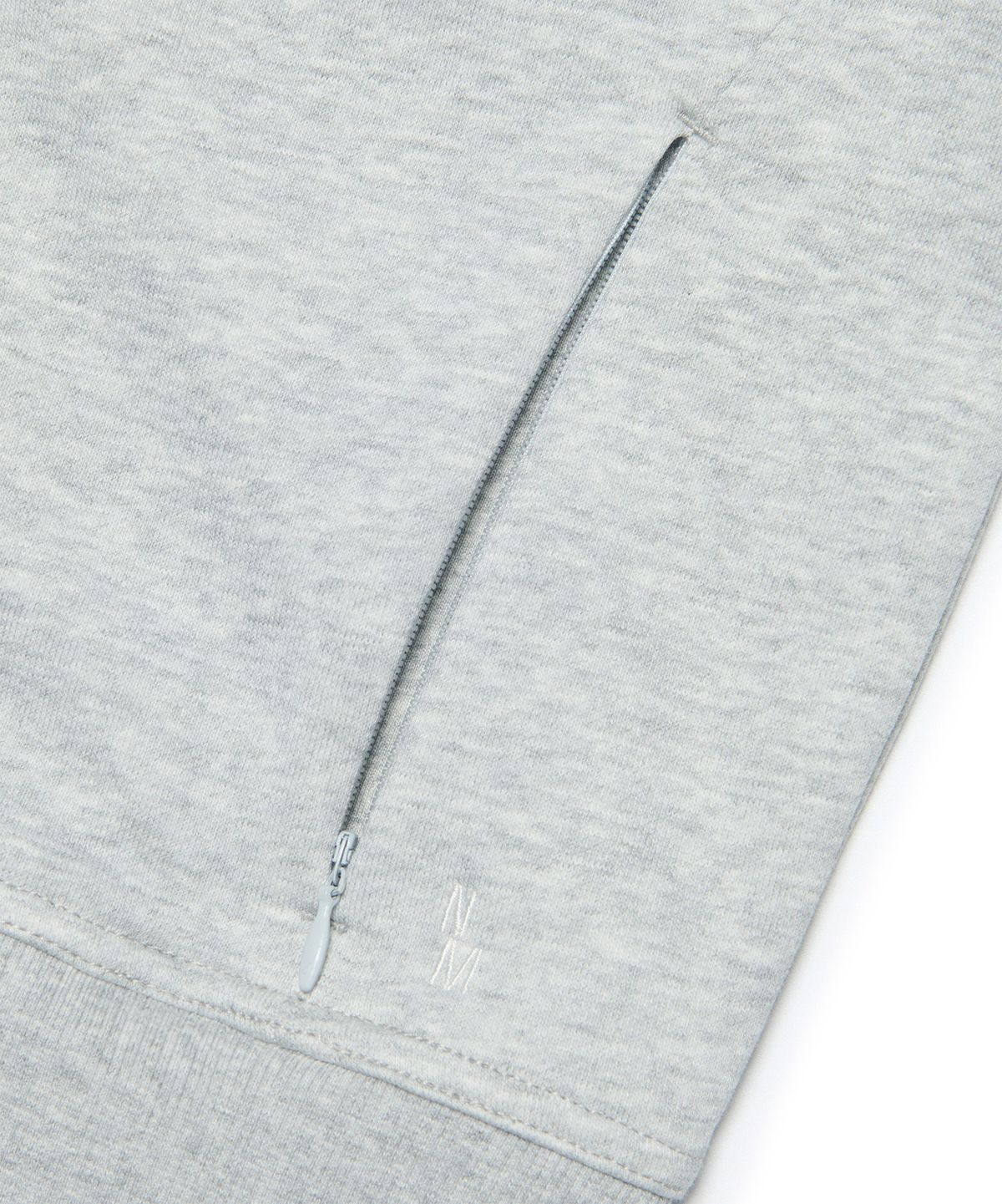 노매뉴얼(NOMANUAL) NM LIGHT HOODED ZIP-UP (WOMAN) - MELANGE