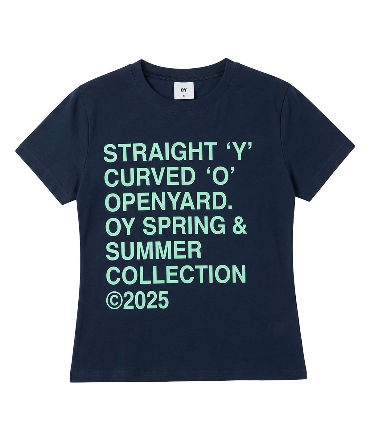 오픈야드(오와이)(OPENYARD(OY)) BOLD LETTERS TEE - NAVY