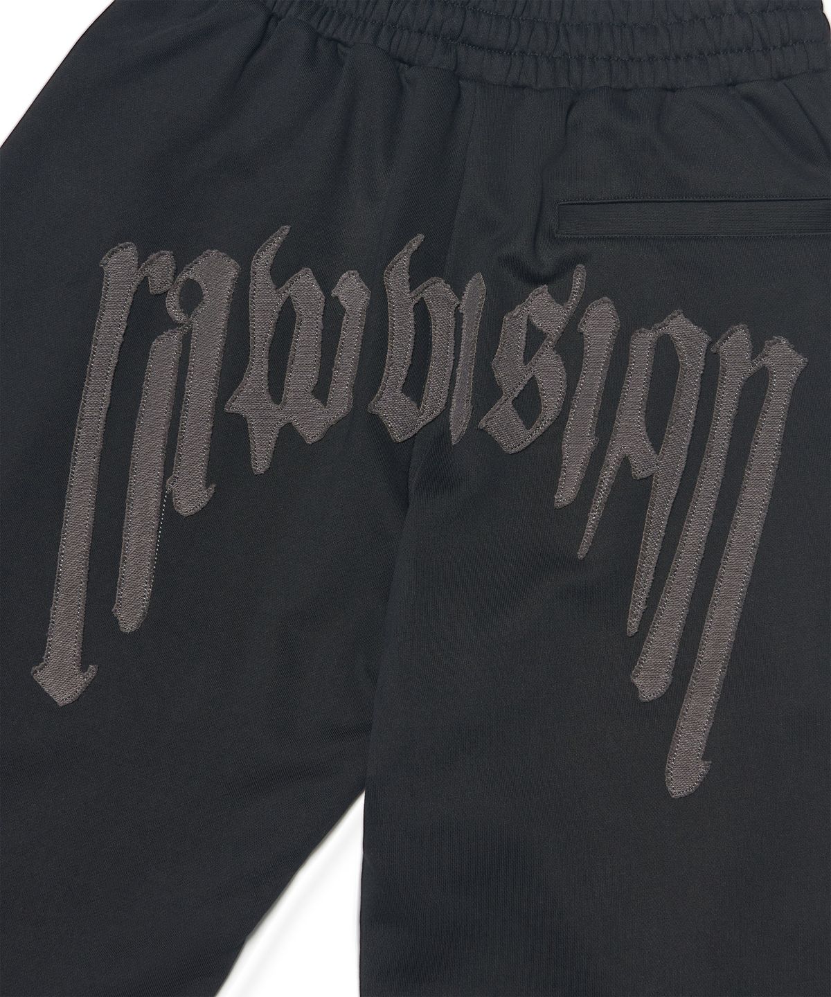 노매뉴얼(NOMANUAL) RAW VISION SWEATPANTS - BLACK