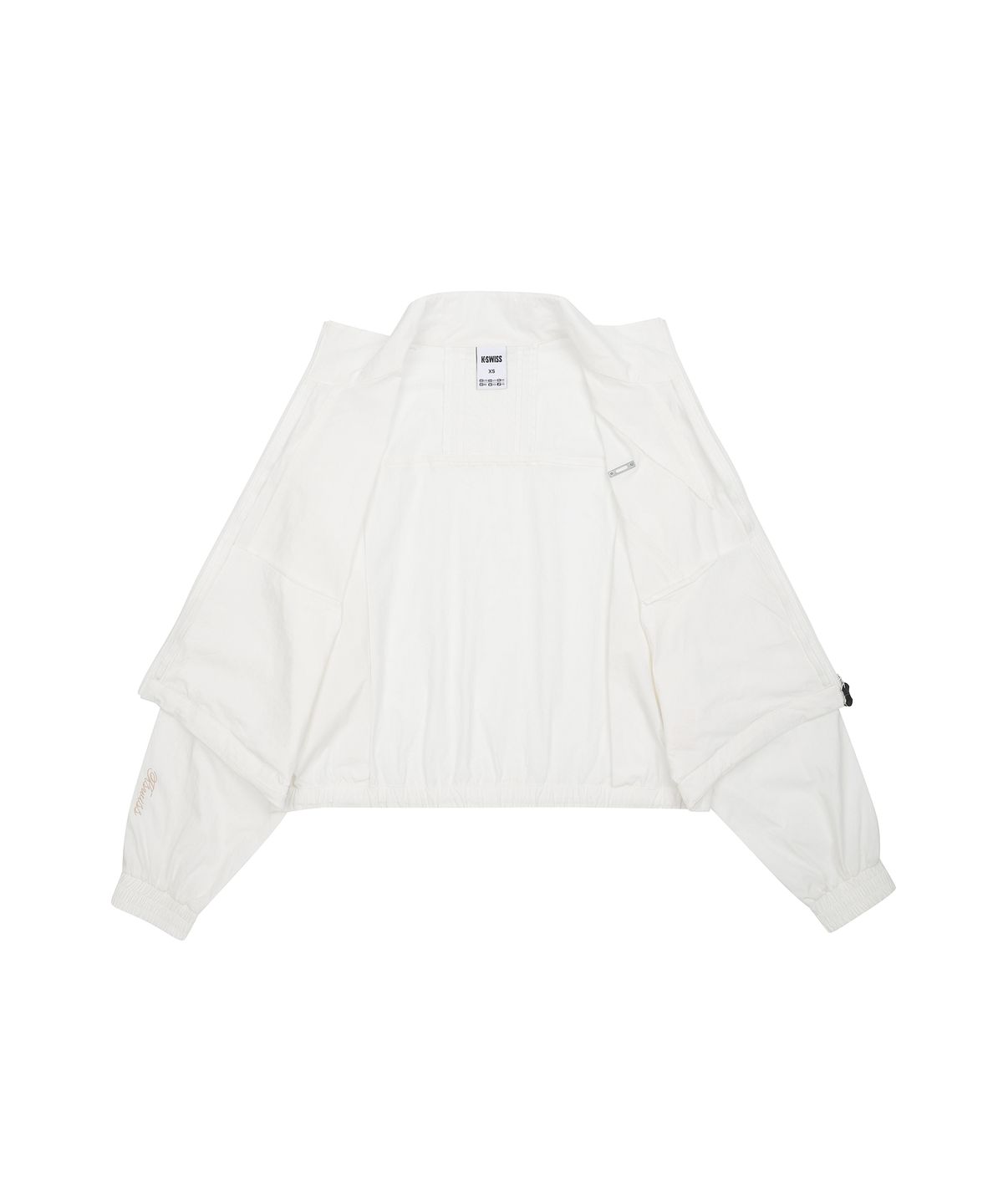 케이스위스(K-SWISS) 여성 K 크롭 윈드 재킷_1KSJKMV506WH