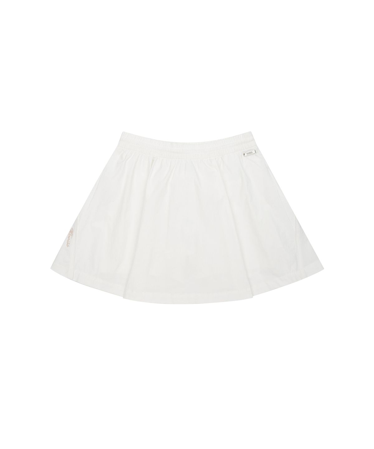 케이스위스(K-SWISS) 여성 플레어 우븐 스커트_1KSSKMV511WH