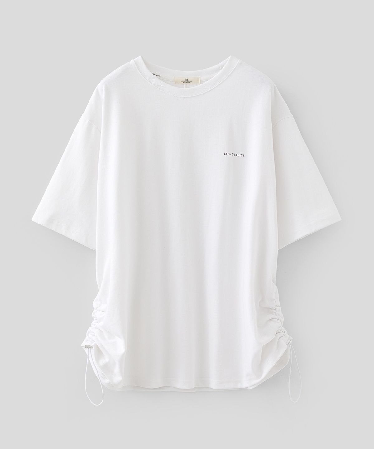 로우넬라인(LOW NELLINE) NORTON HEAVY COTTON OVERSIZED T-SHIRT_WHITE