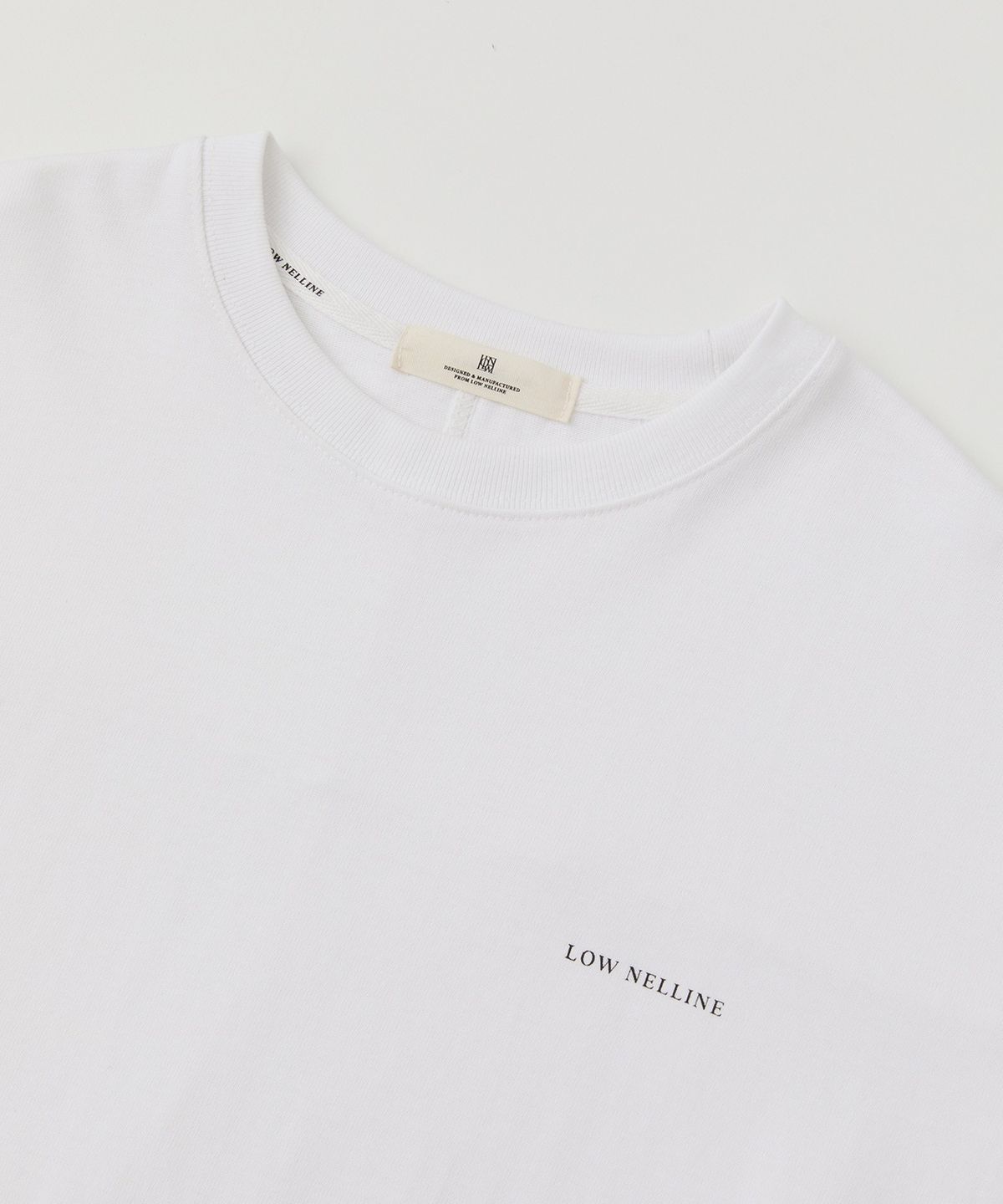 로우넬라인(LOW NELLINE) NORTON HEAVY COTTON OVERSIZED T-SHIRT_WHITE