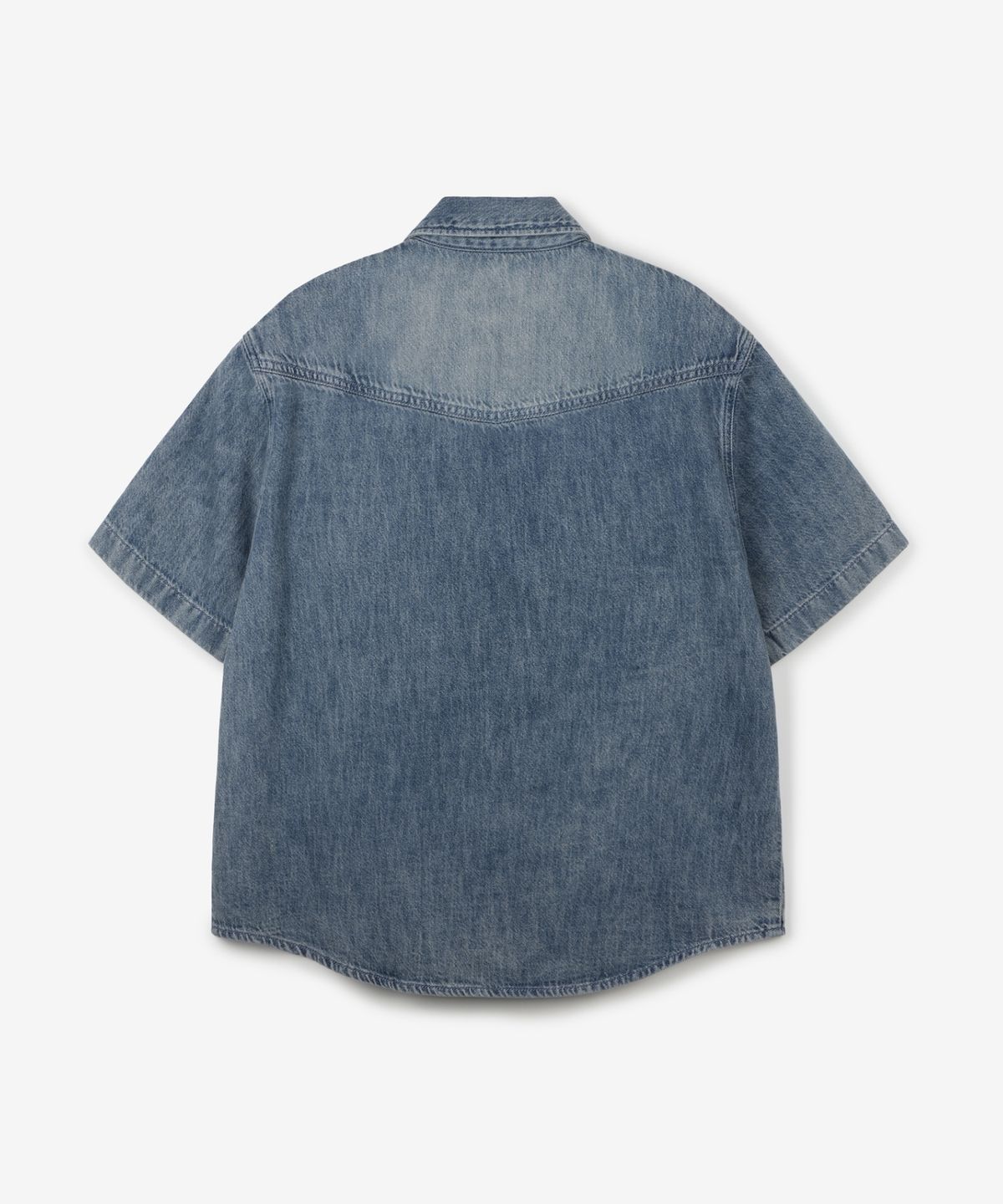 티엔지티(TNGT) Summer Denim Shirt  (Greyish Blue) TNSH6E203B2