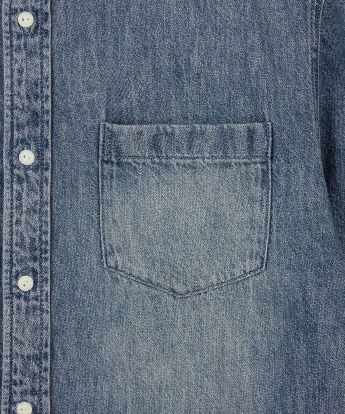 티엔지티(TNGT) Summer Denim Shirt  (Greyish Blue) TNSH6E203B2