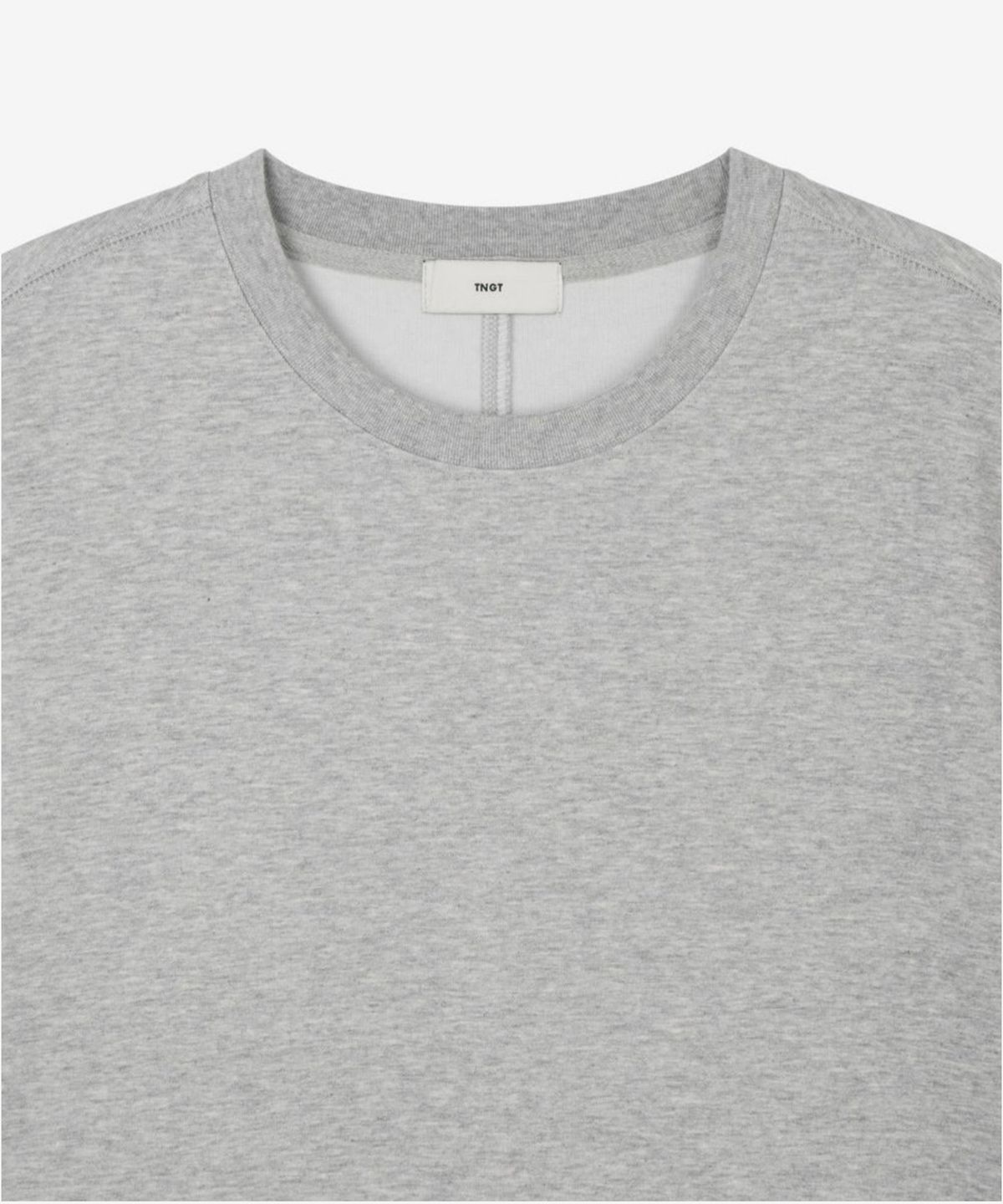 티엔지티(TNGT) Essential Cropped Tee (Melange Grey) TNTS6E205G2