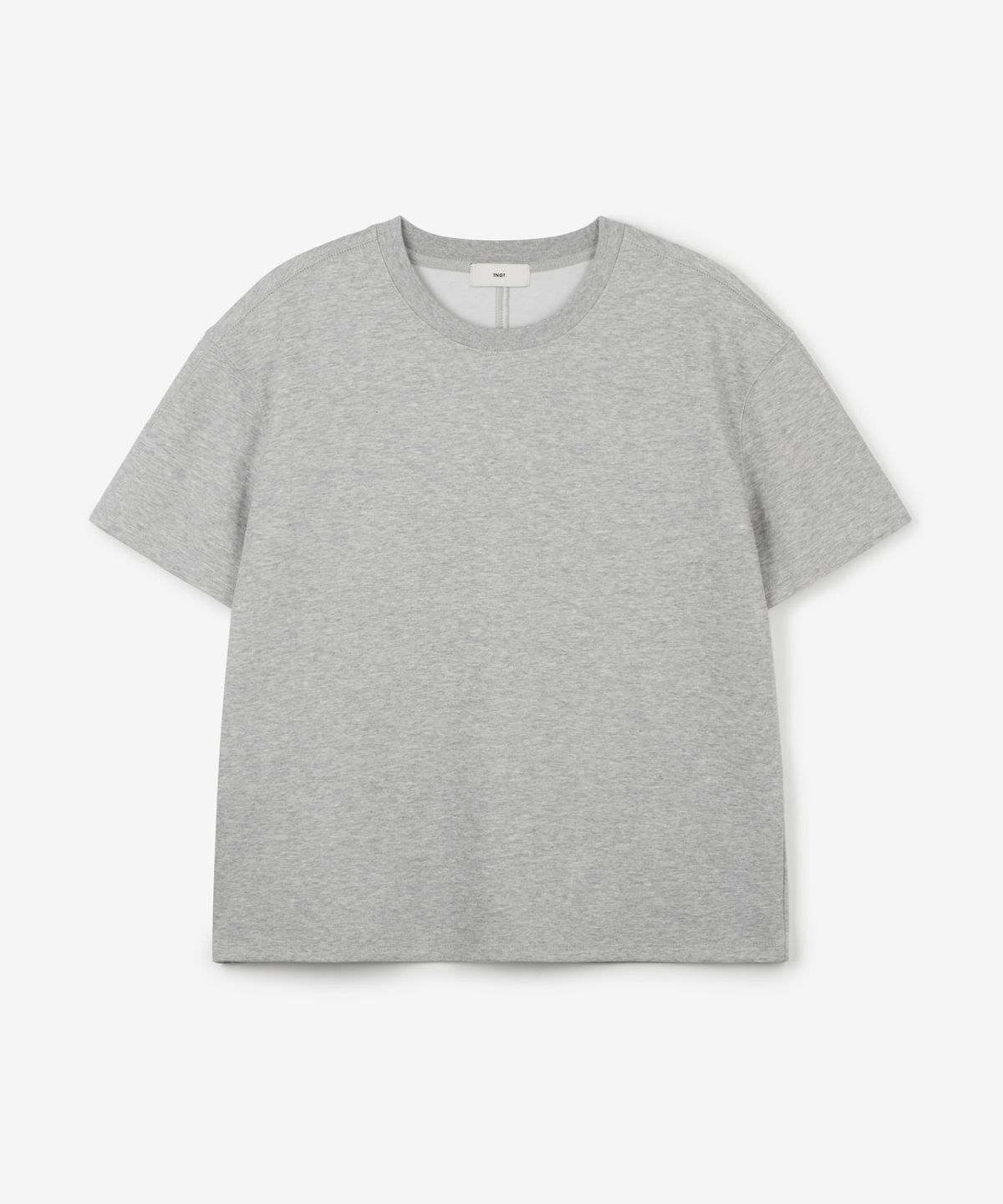 티엔지티(TNGT) Essential Cropped Tee (Melange Grey) TNTS6E205G2