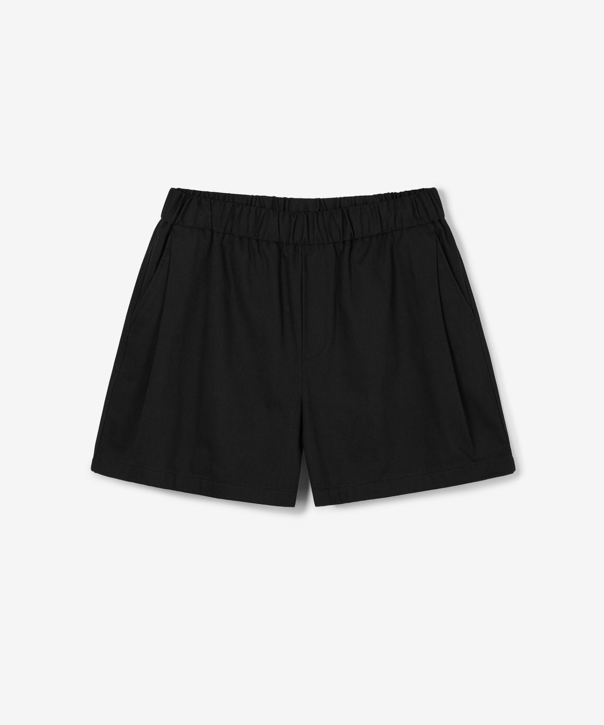 티엔지티(TNGT) Cotton Elastic Waist Shorts (Black) TNPA6E212BK
