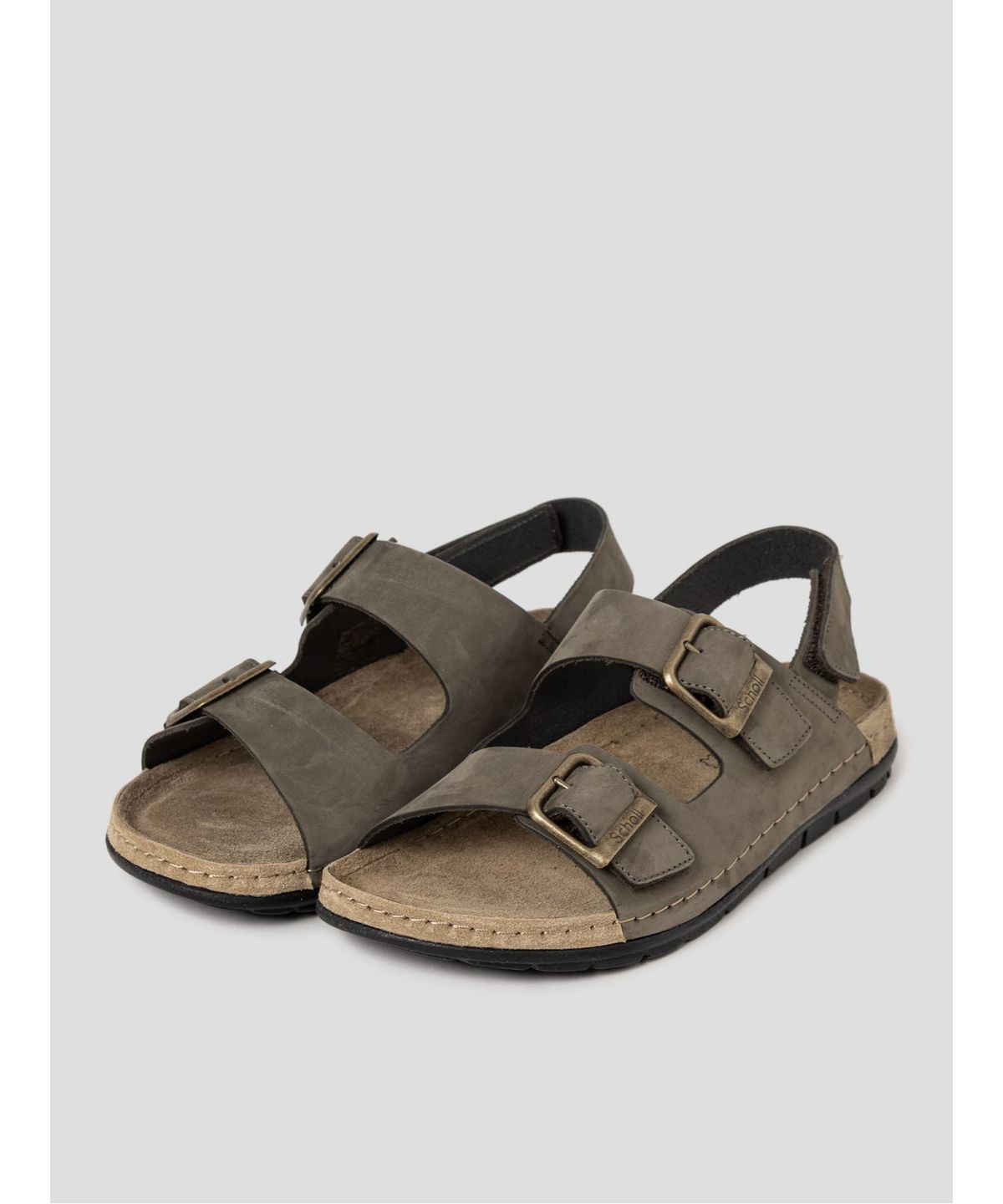 숄(SCHOLL) (MEN) 투스트랩 백스트랩 샌들  카키 (HH64K1C60H)
