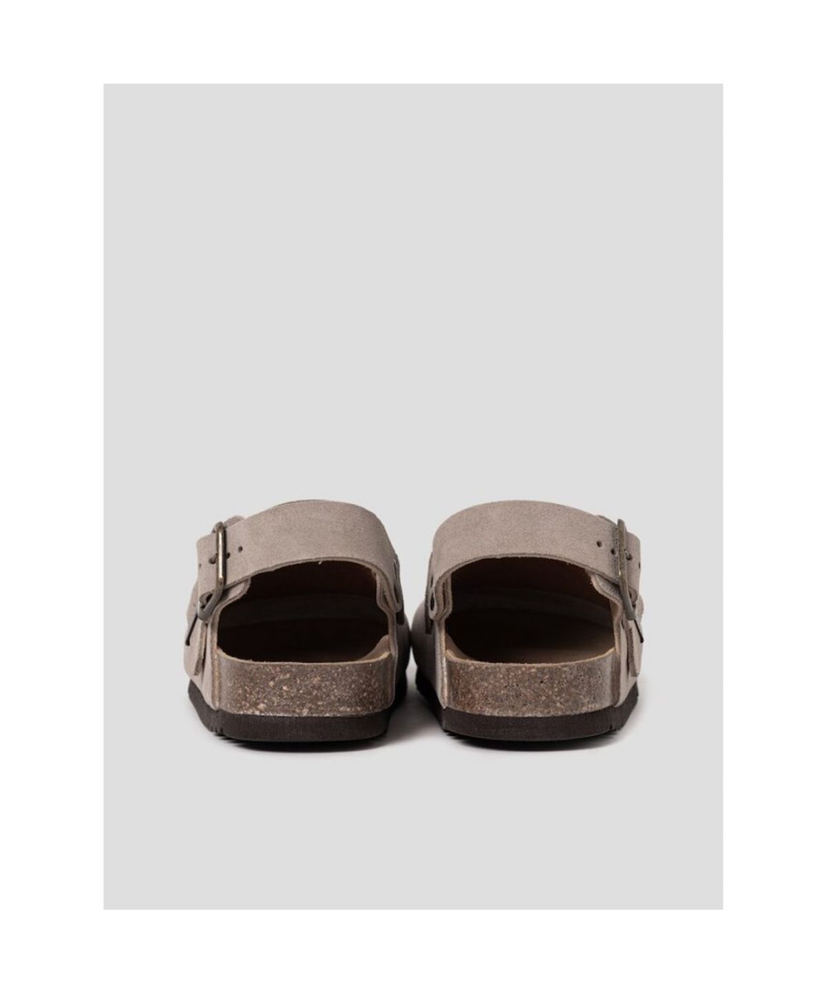 숄(SCHOLL) (MEN) 백스트랩 스웨이드 코르크 크로그  옐로이시 브라운 (HH64K1C80B)
