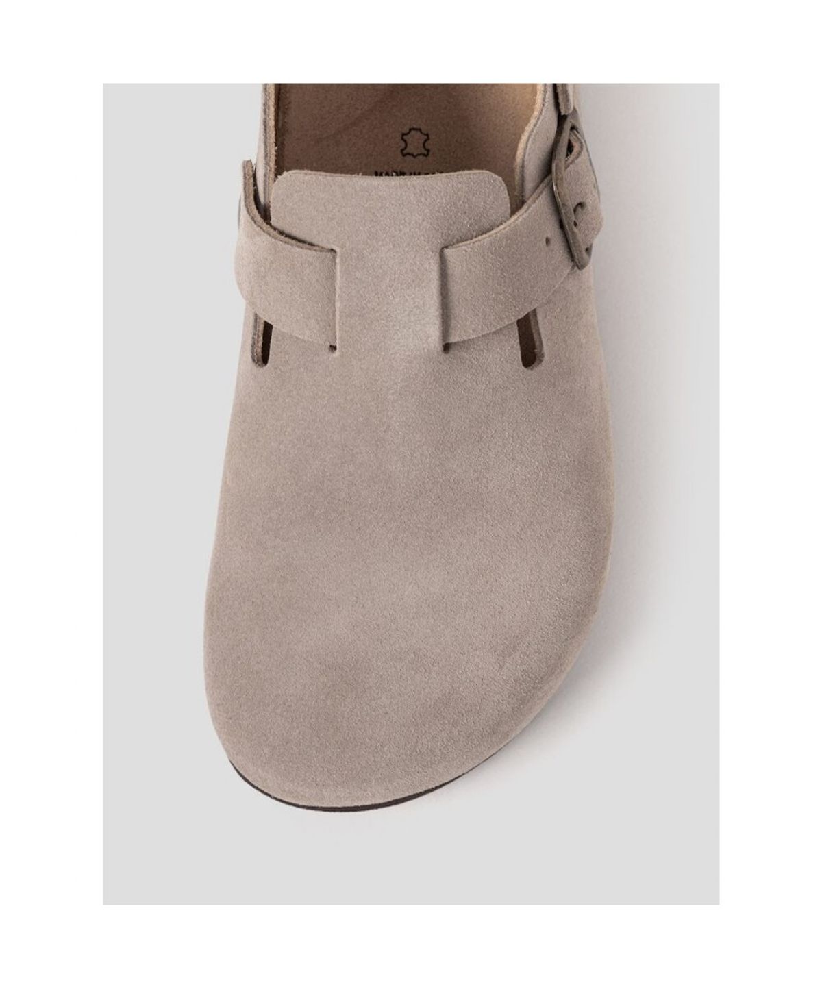 숄(SCHOLL) (MEN) 백스트랩 스웨이드 코르크 크로그  옐로이시 브라운 (HH64K1C80B)