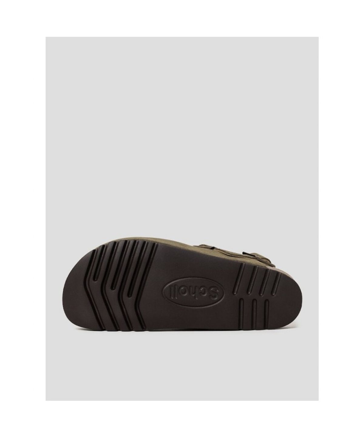 숄(SCHOLL) (MEN) 백스트랩 스웨이드 코르크 크로그  카키 (HH64K1C80H)