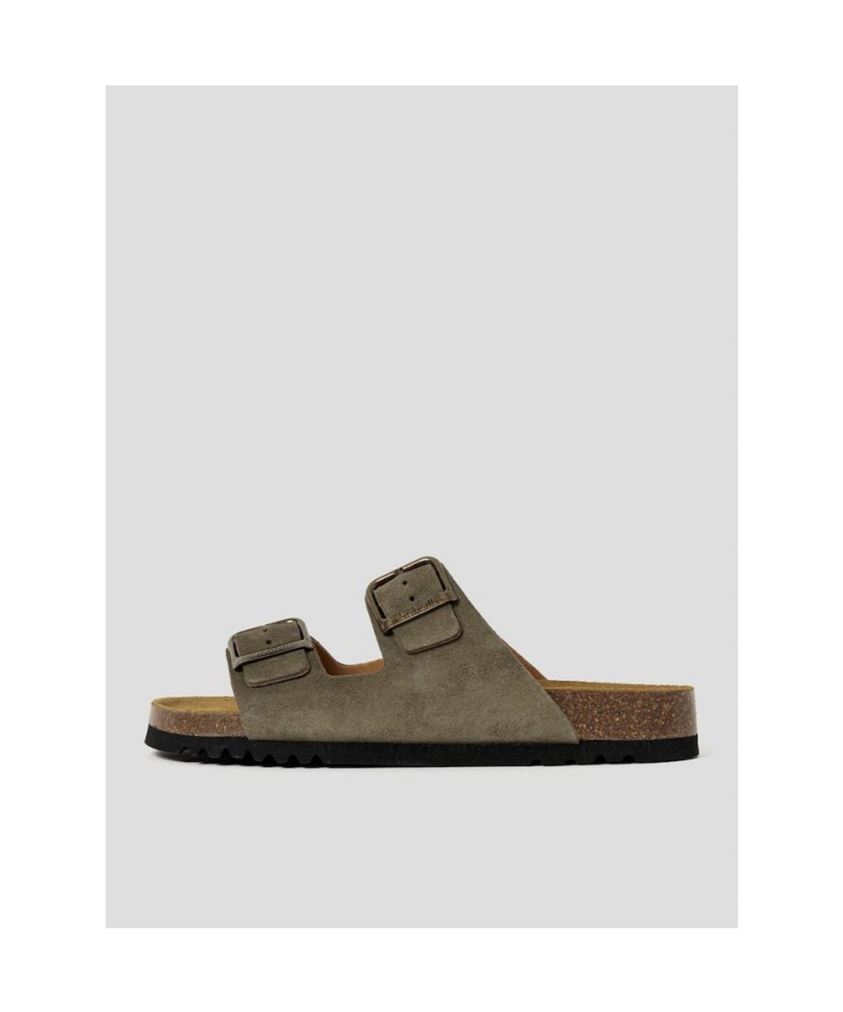 숄(SCHOLL) (MEN) 투스트랩 코르크 샌들  카키 (HH64K1C20H)
