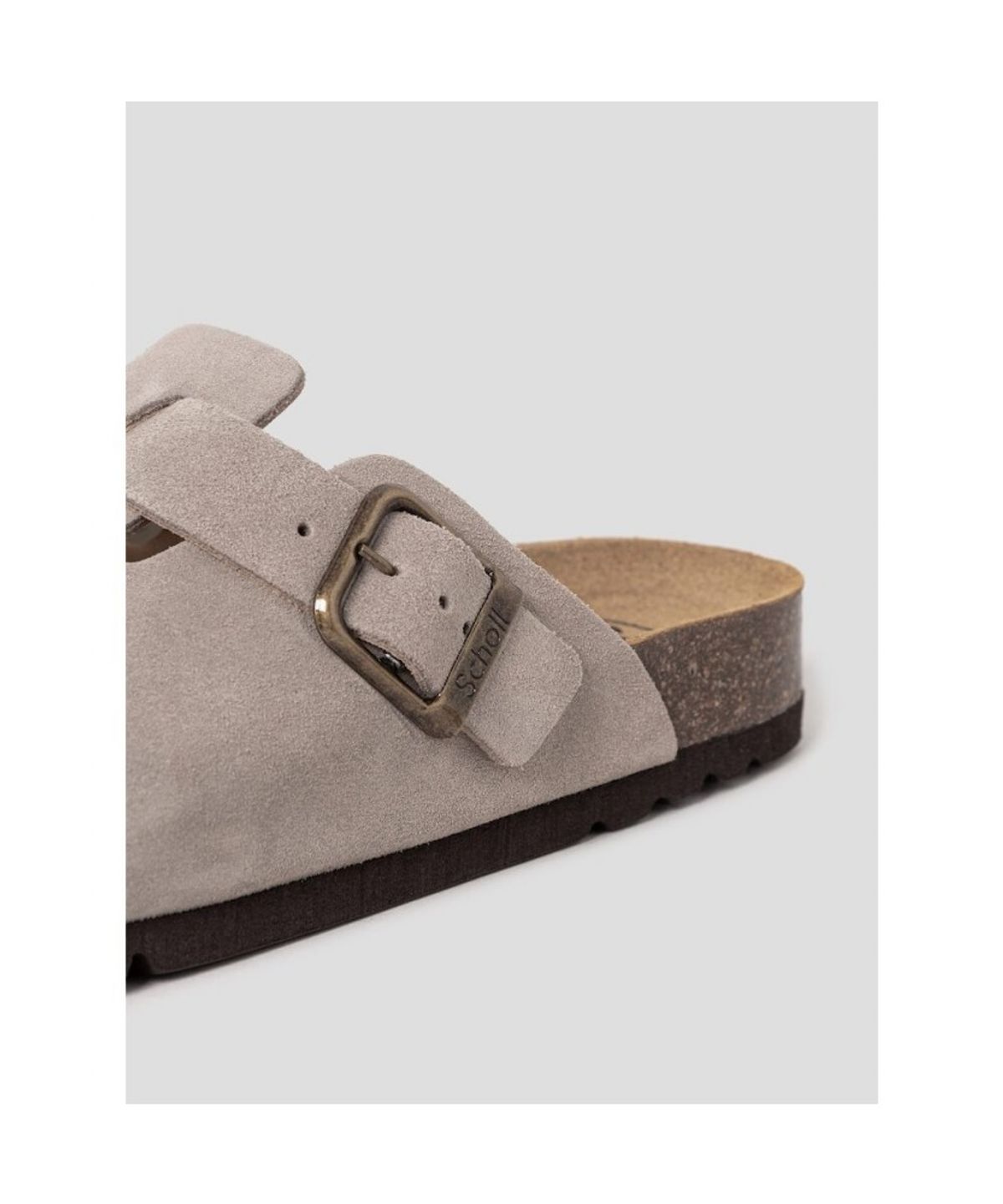 숄(SCHOLL) (MEN) 스웨이드 코르크 크로그  옐로이시 브라운 (HH64K1C79B)