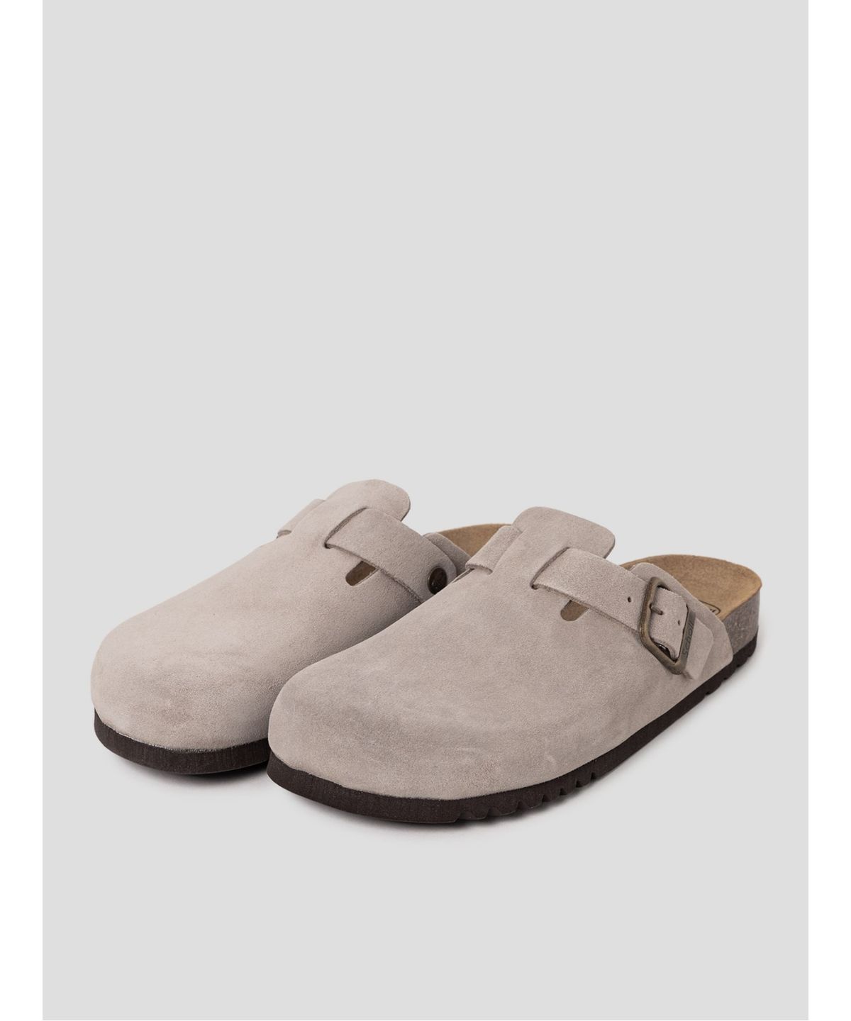 숄(SCHOLL) (MEN) 스웨이드 코르크 크로그  옐로이시 브라운 (HH64K1C79B)