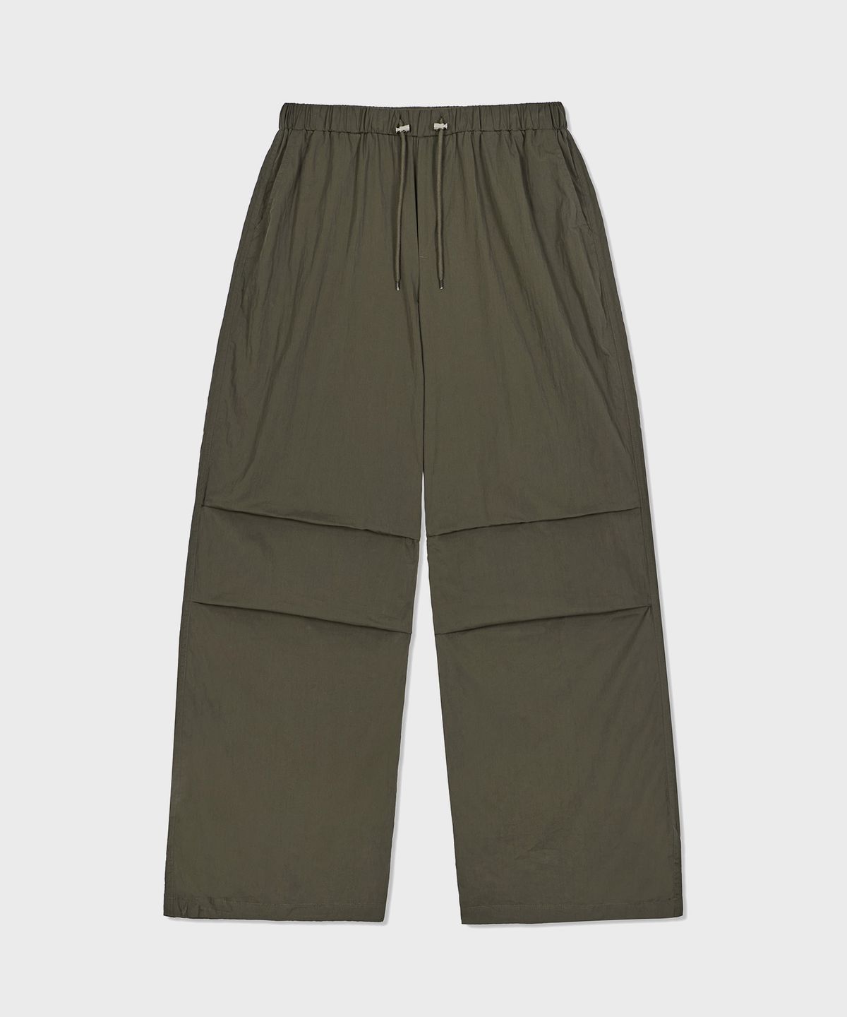 굿라이프웍스(GLW) [unisex] 나일론 링클 파라슈트 팬츠 카키
