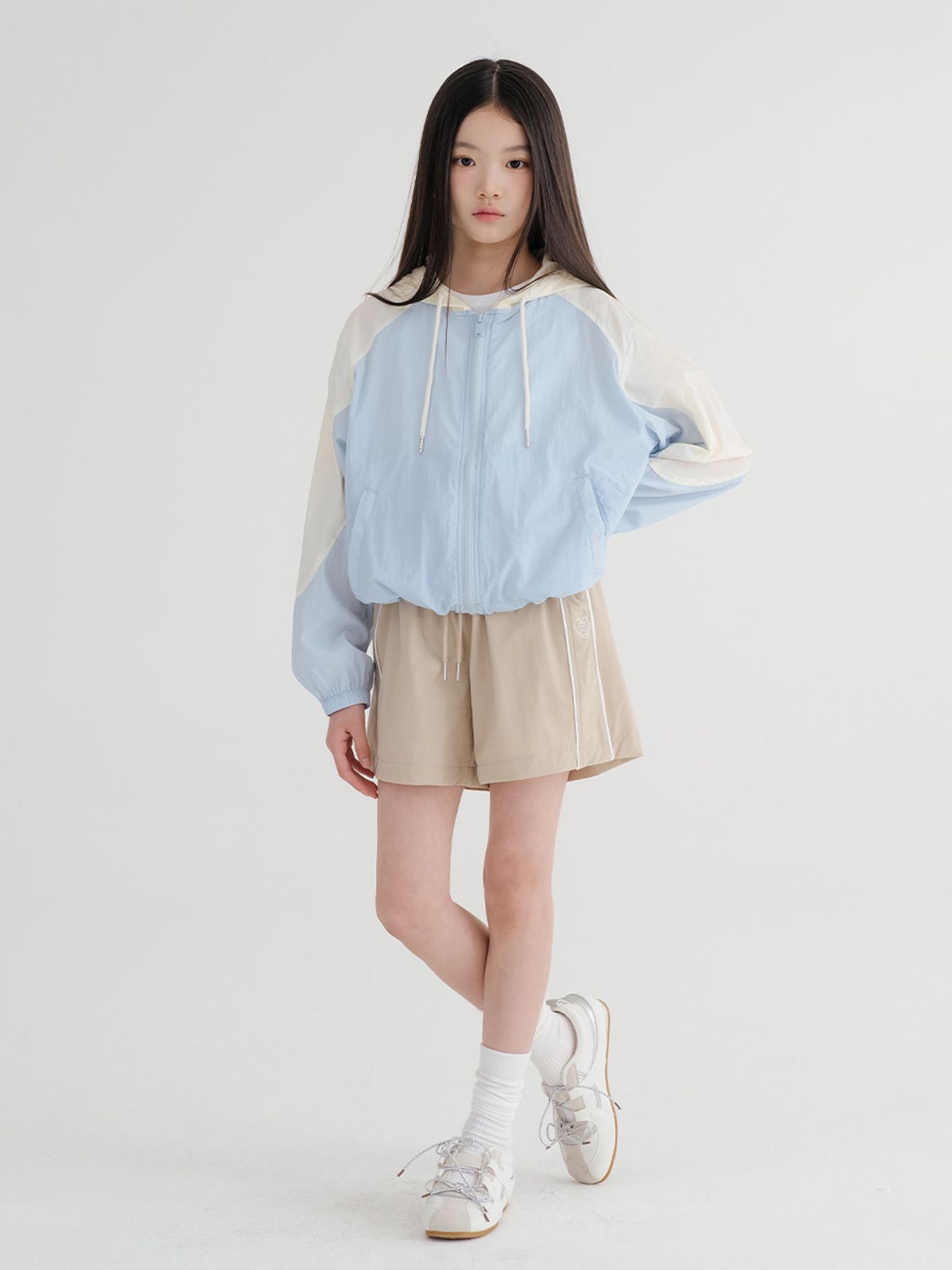 브렛테일러(BRETTAILOR) 어반 플로우 파이핑 쇼츠(베이지)