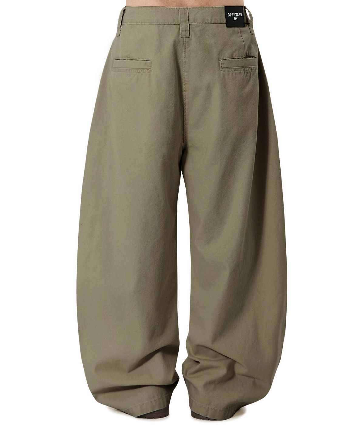 오픈야드(오와이)(OPENYARD(OY)) WIDE VOLUME CHINO PANTS - DEEP BEIGE