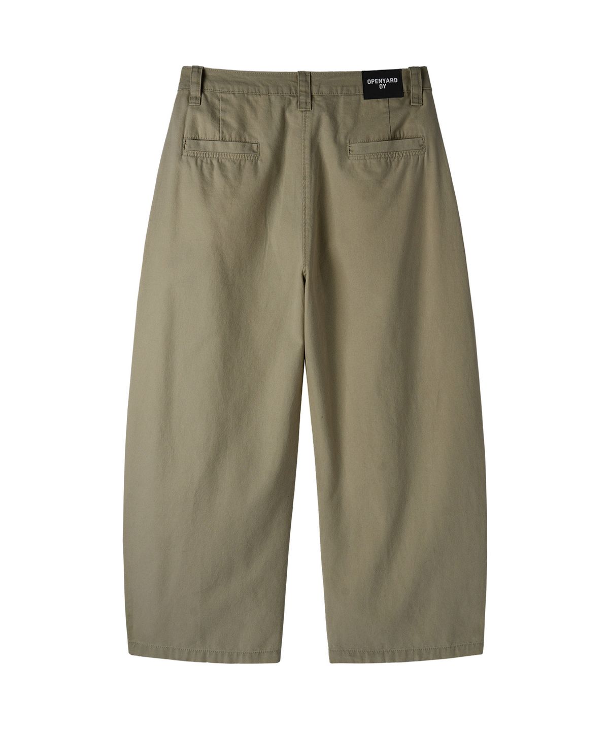 오픈야드(오와이)(OPENYARD(OY)) WIDE VOLUME CHINO PANTS - DEEP BEIGE