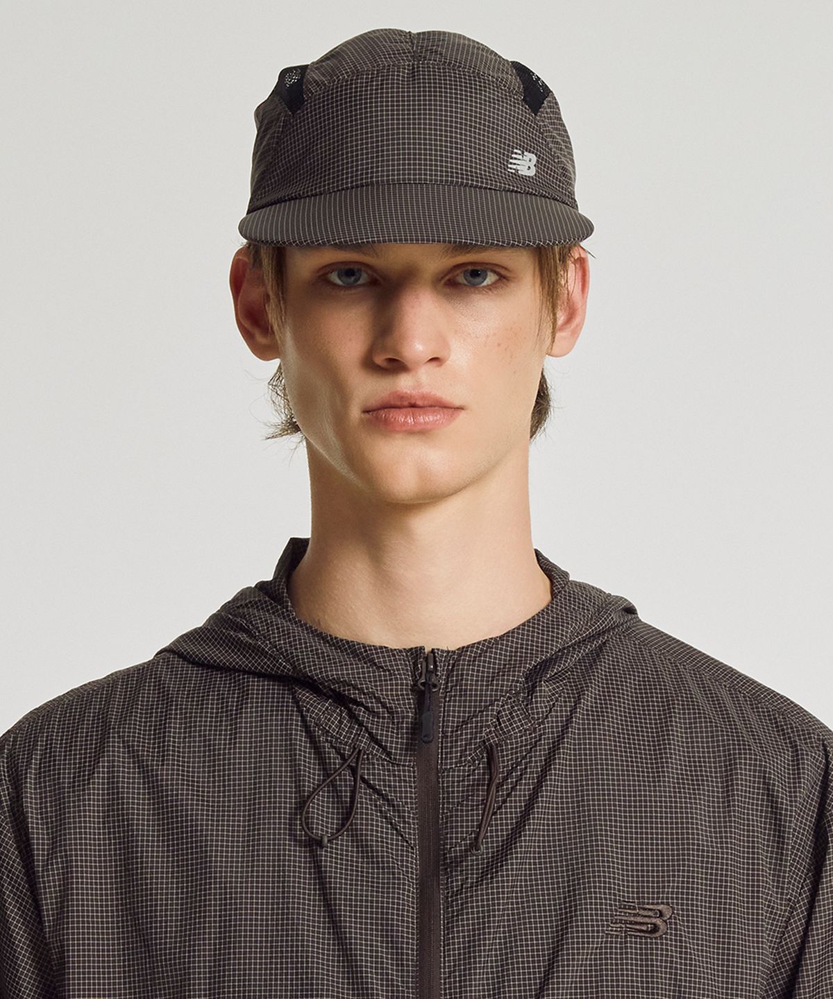 뉴발란스(NEW BALANCE) NBGDGF2201 / 초경량 메쉬캡 (BROWN)