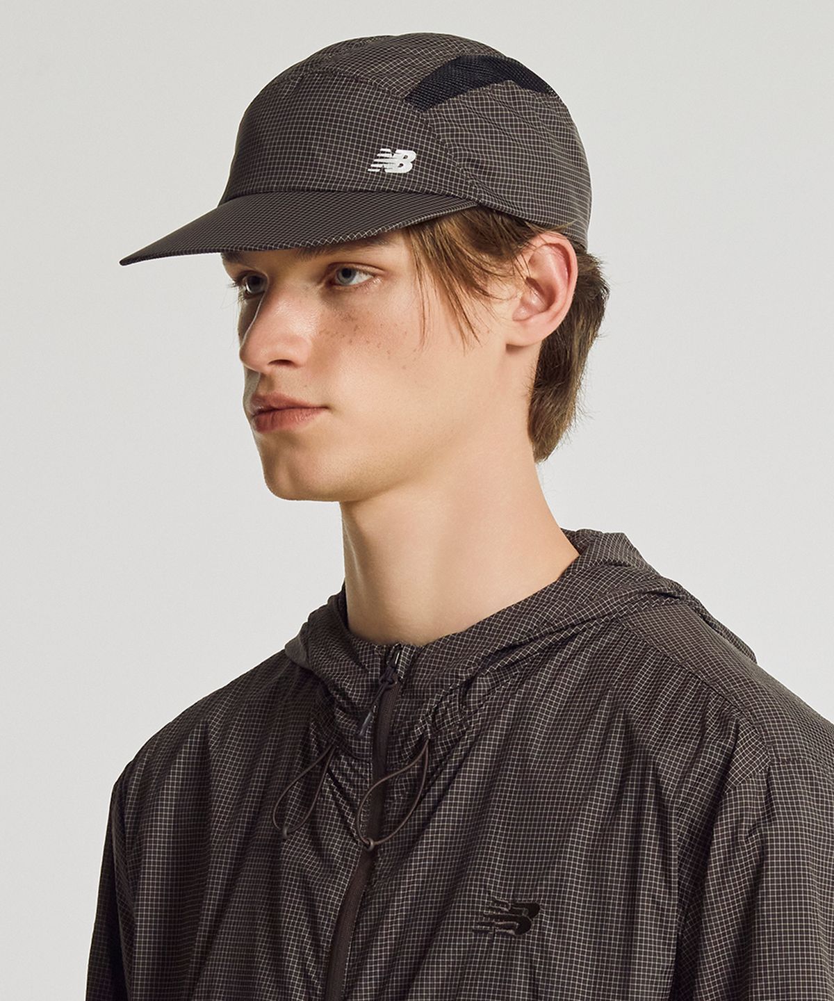 뉴발란스(NEW BALANCE) NBGDGF2201 / 초경량 메쉬캡 (BROWN)