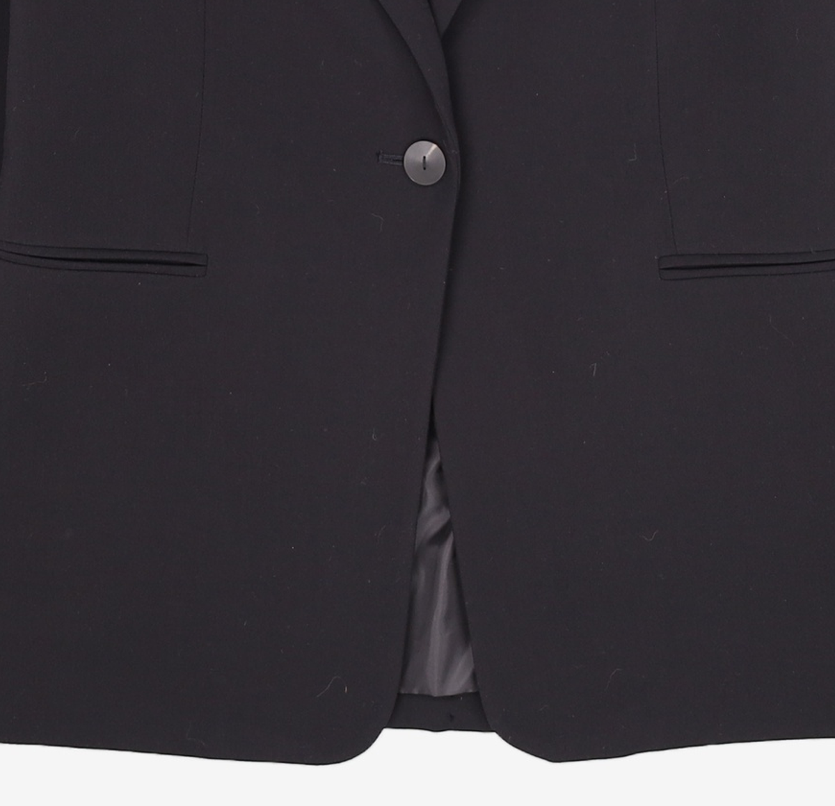 미쏘(MIXXO) 테일러드 일자핏 싱글 자켓 MIWJKCT1PB S