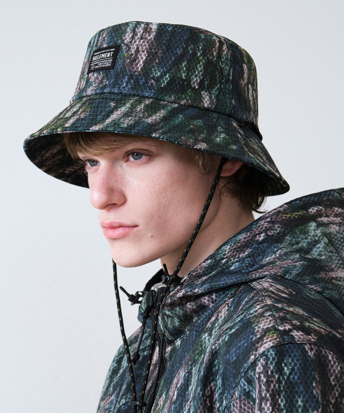 힐리먼트(HELEMENT) 썸머 우드라인 버킷 (WOOD CAMO)
