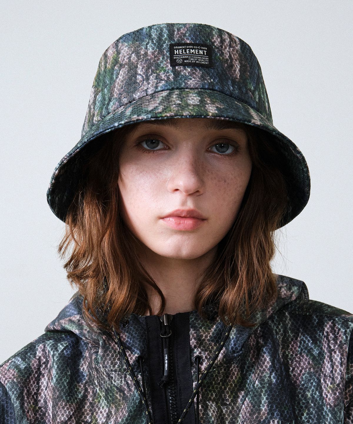 힐리먼트(HELEMENT) 썸머 우드라인 버킷 (WOOD CAMO)