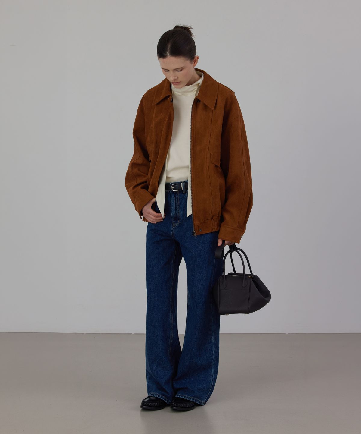 퀸스래빗(Q'SRB) Paul Semi Wide Fit Washing Denim Pants_Light Blue_4colors