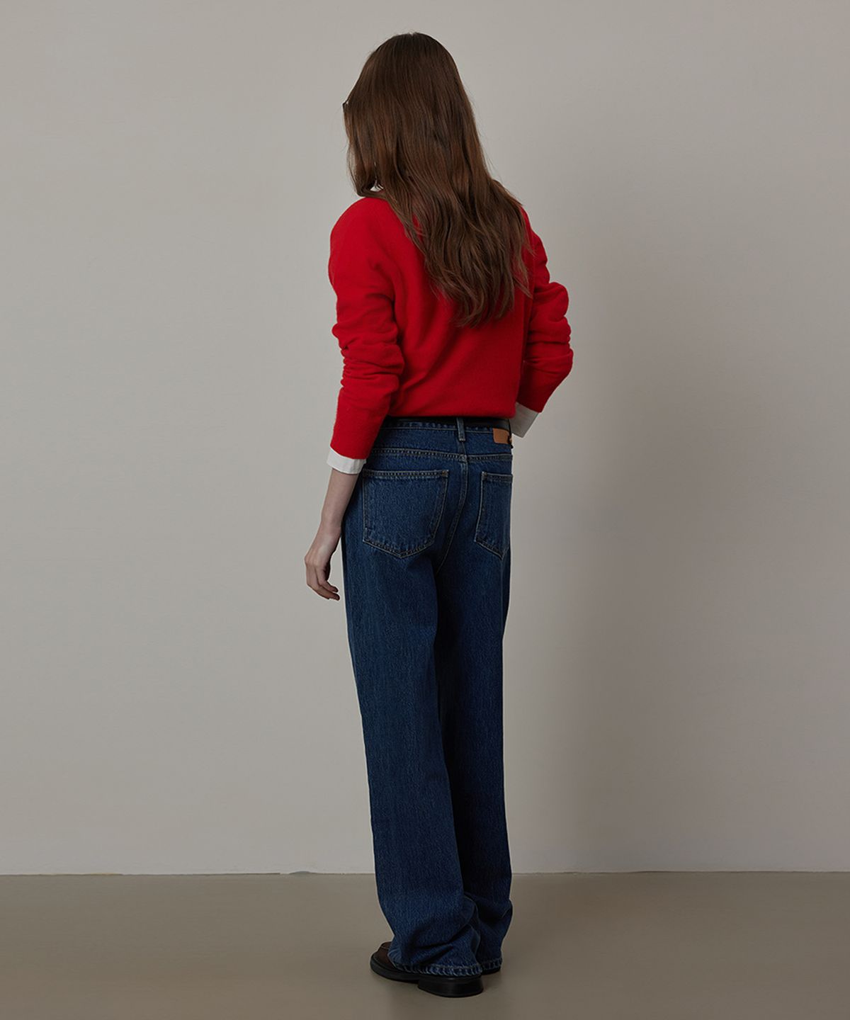퀸스래빗(Q'SRB) Paul Semi Wide Fit Washing Denim Pants_Light Blue_4colors