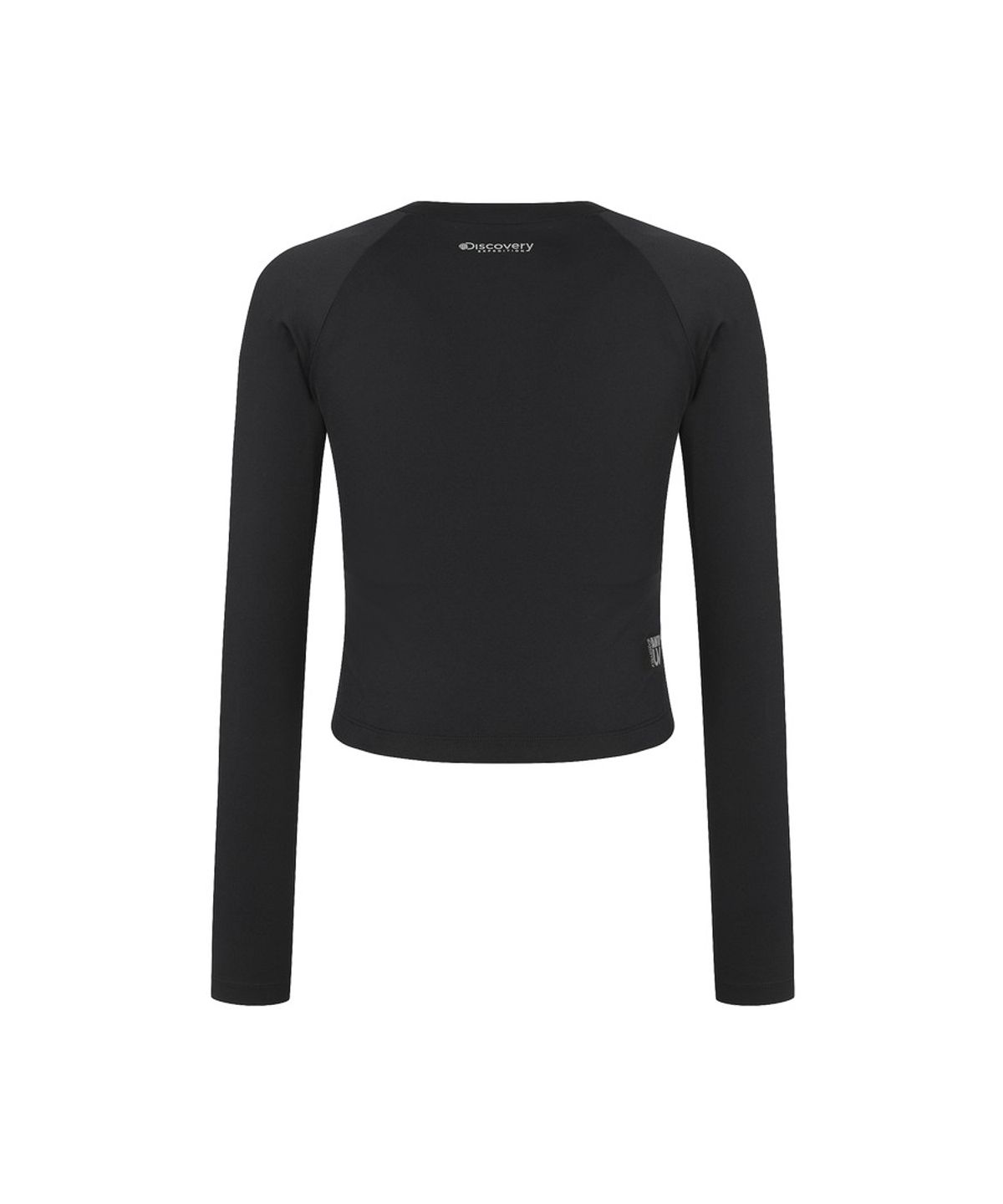 디스커버리 익스페디션(DISCOVERY EXPEDITION) 여성 풀집업 크롭 래쉬가드 (BLACK)