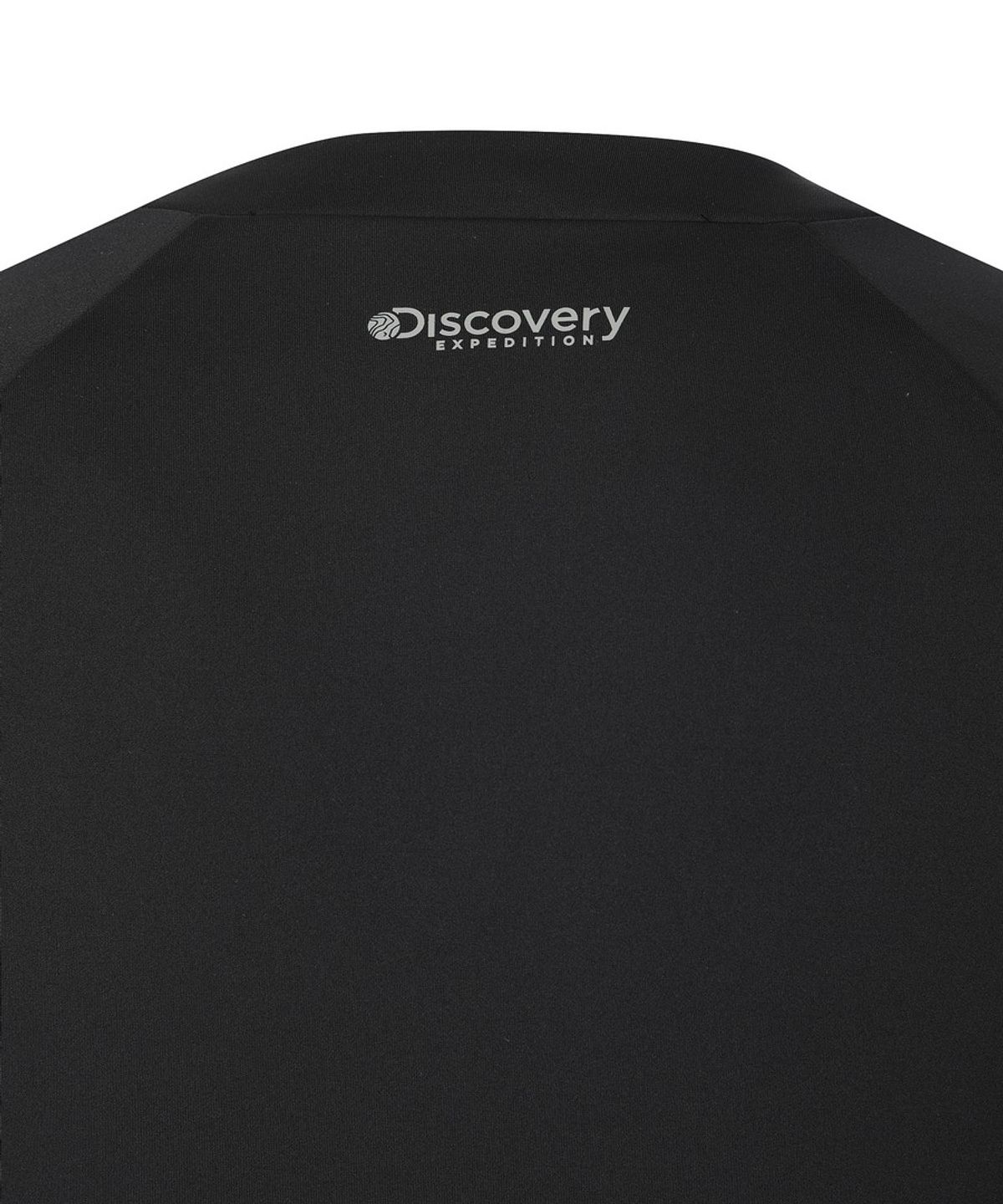 디스커버리 익스페디션(DISCOVERY EXPEDITION) 여성 풀집업 크롭 래쉬가드 (BLACK)