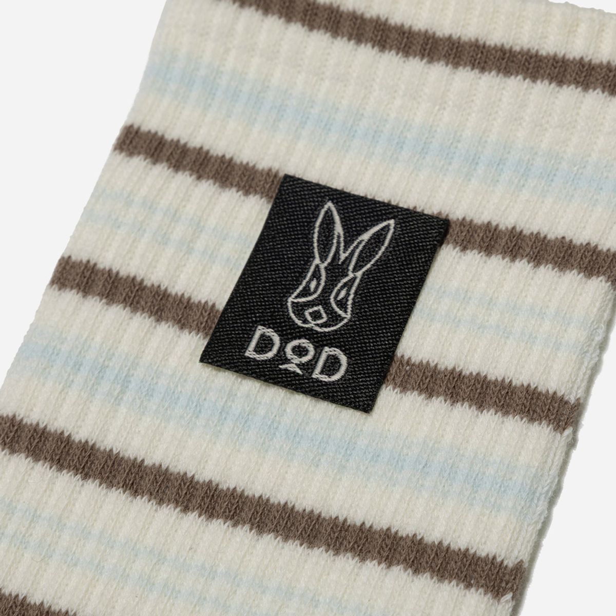 디오디(DOD) 멀티 스트라이프 크루삭스(IVORY PATTERN)
