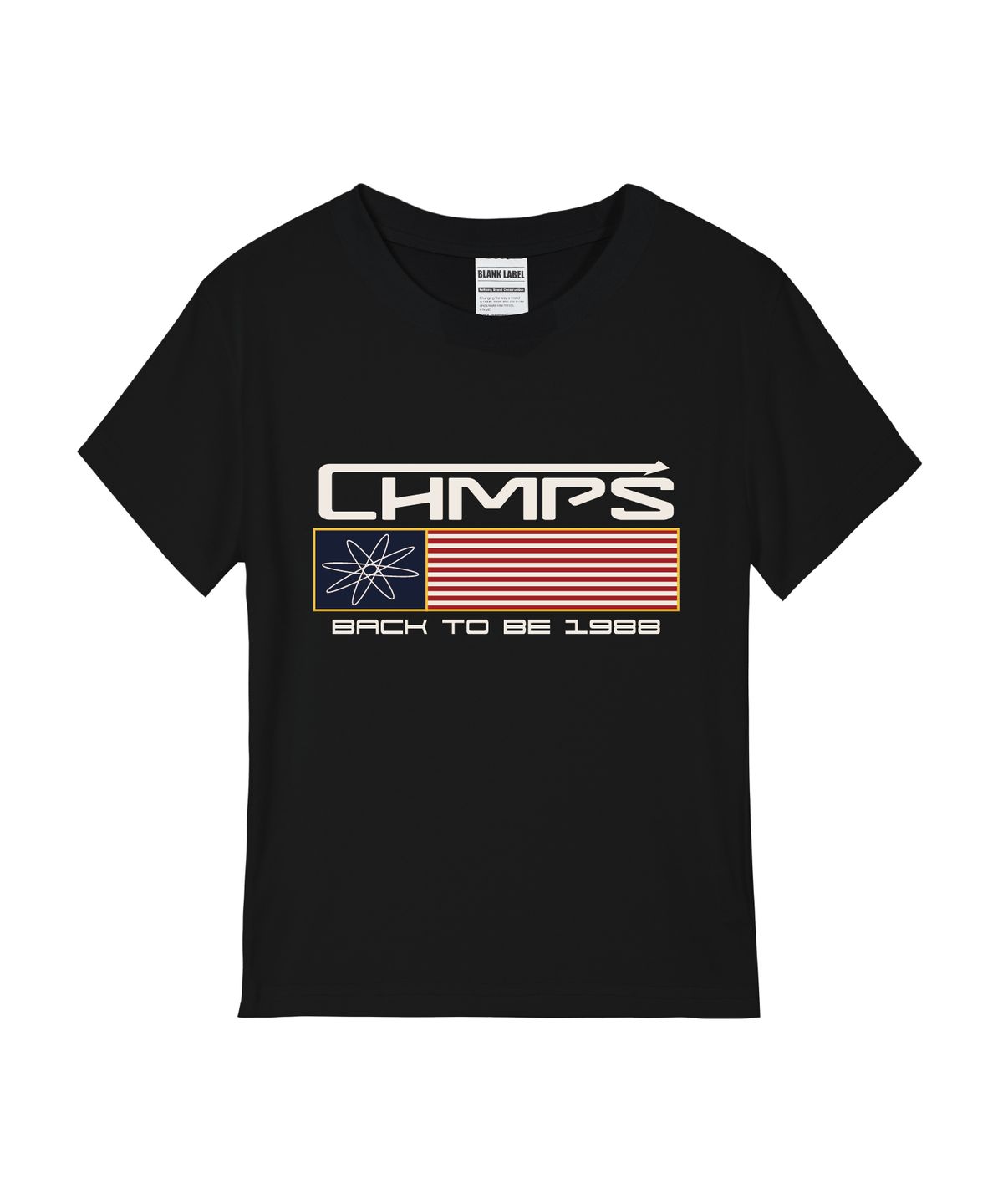 본챔스(BORN CHAMPS) [3 COLORS] 백 투비 CHMPS 로고 여성 스탠다드 반팔티셔츠