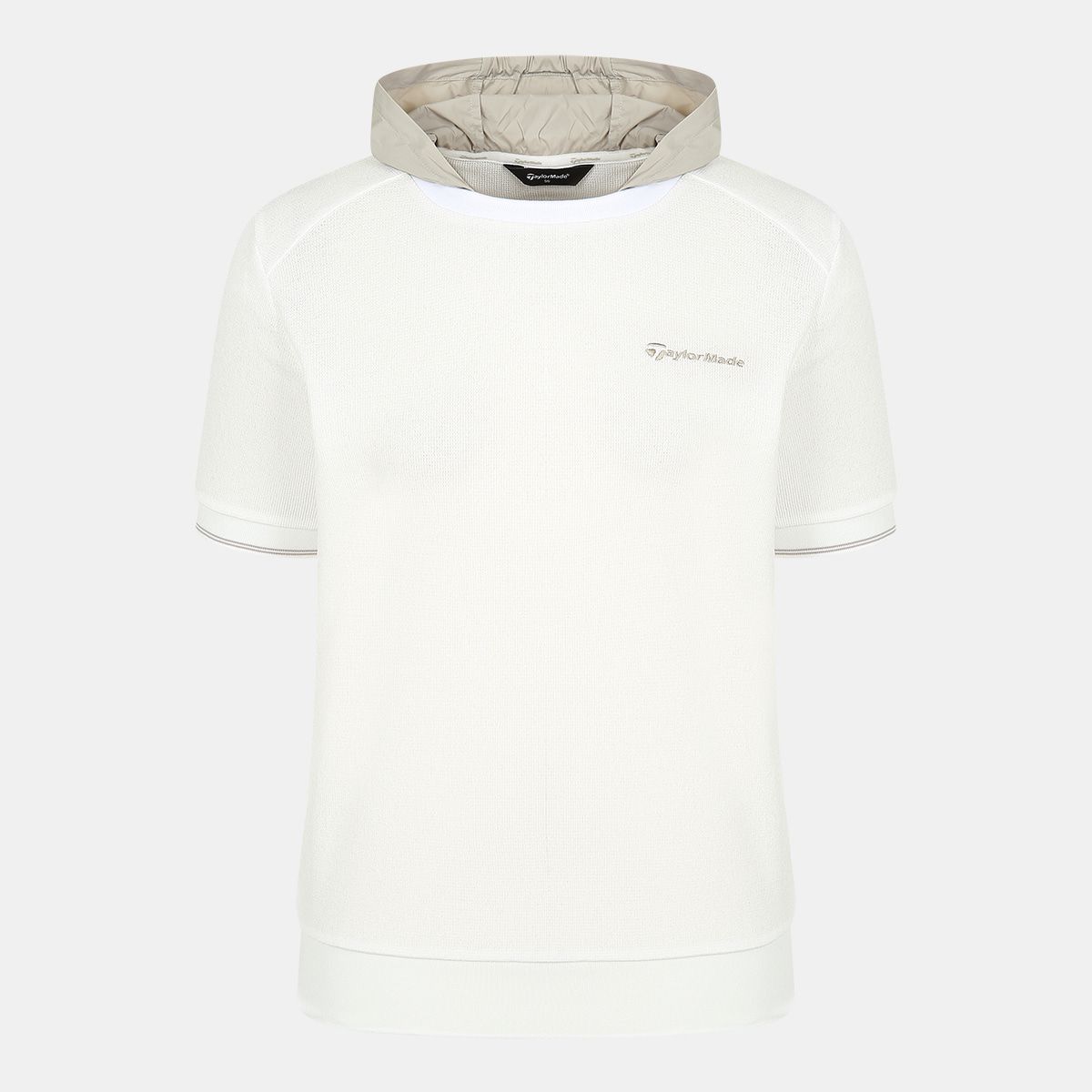테일러메이드 어패럴(TAYLORMADE APPAREL) 26SS 여성 우븐 후드 반팔 티셔츠 T8031T66147-100