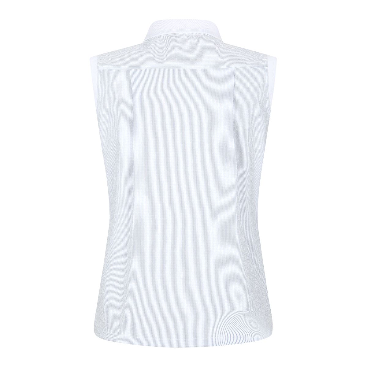 테일러메이드 어패럴(TAYLORMADE APPAREL) 26SS 여성 써커 핀스트라이프 카라 민소매 티셔츠 T8031T66246-920