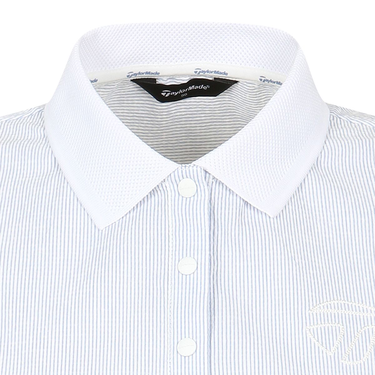 테일러메이드 어패럴(TAYLORMADE APPAREL) 26SS 여성 써커 핀스트라이프 카라 민소매 티셔츠 T8031T66246-920