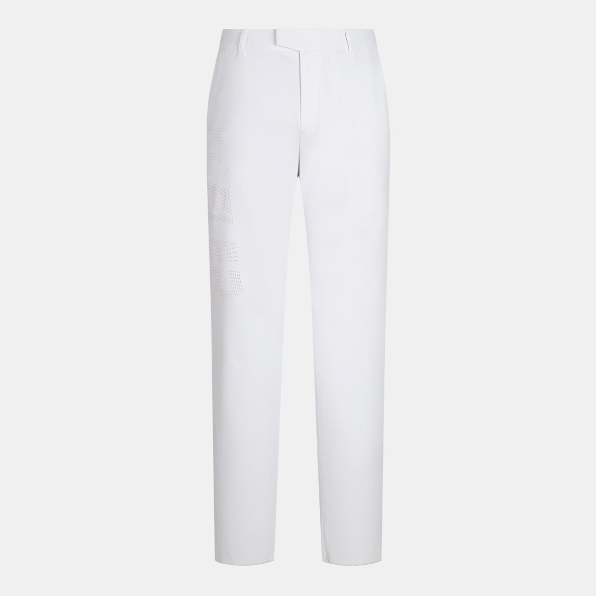 테일러메이드 어패럴(TAYLORMADE APPAREL) 26SS 남성 로고 펀칭 슬림핏 팬츠 TP6-21HG81-100