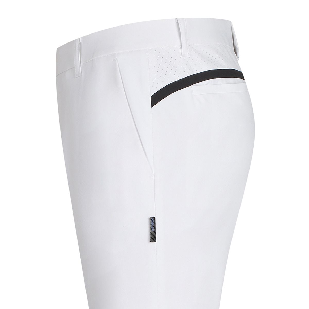 테일러메이드 어패럴(TAYLORMADE APPAREL) 26SS 남성 로고 펀칭 슬림핏 팬츠 TP6-21HG81-100