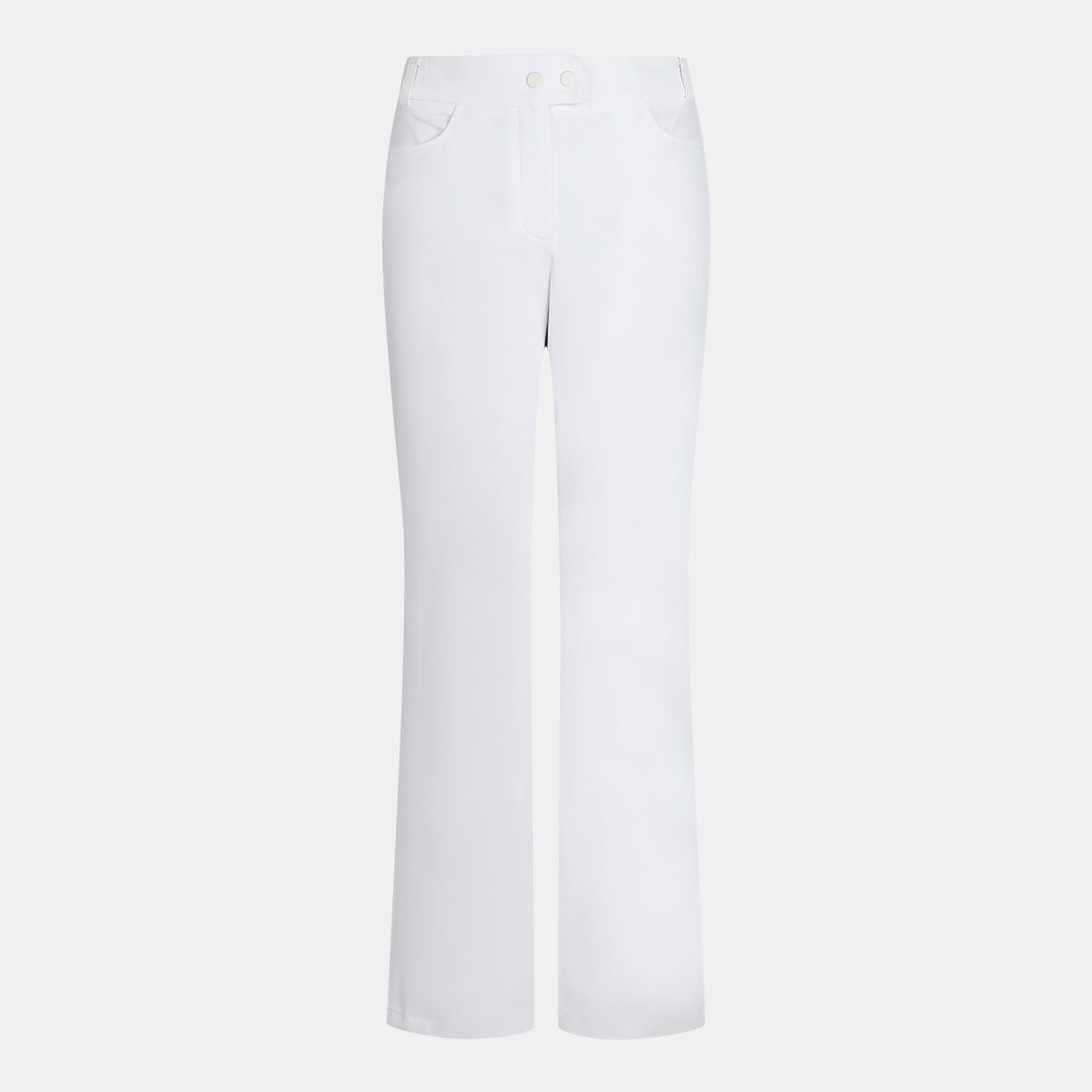 테일러메이드 어패럴(TAYLORMADE APPAREL) 26SS 여성 테잎 장식 부츠컷 팬츠 T8031P66282-100