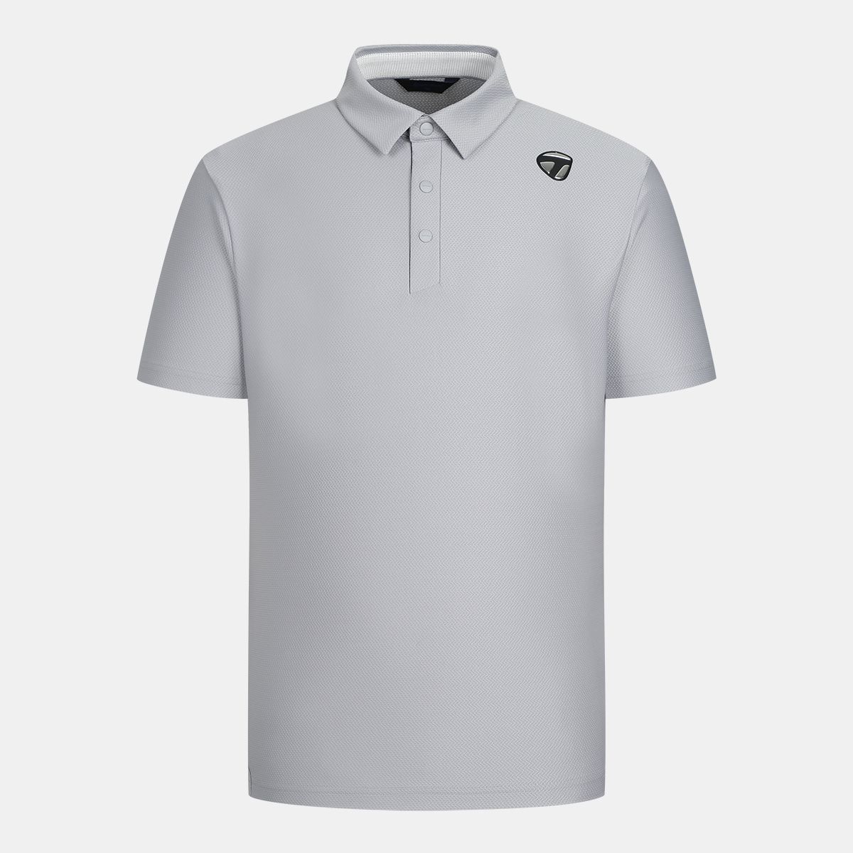 테일러메이드 어패럴(TAYLORMADE APPAREL) 26SS 남성 자카드 메쉬 카라 반팔 티셔츠 T8031T62242-190