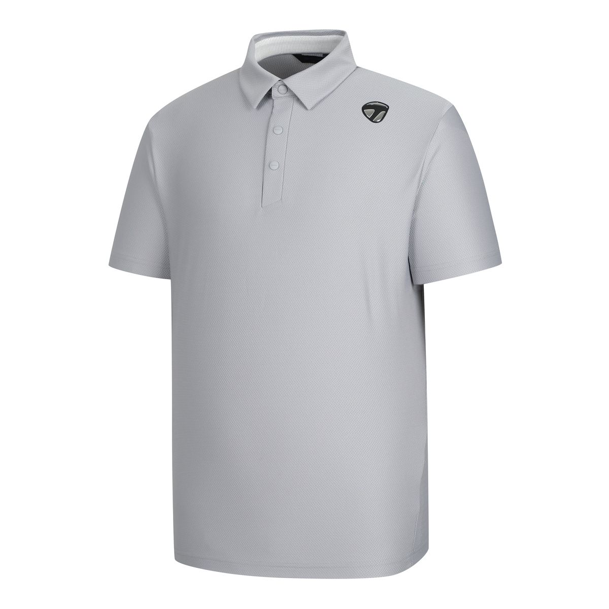테일러메이드 어패럴(TAYLORMADE APPAREL) 26SS 남성 자카드 메쉬 카라 반팔 티셔츠 T8031T62242-190