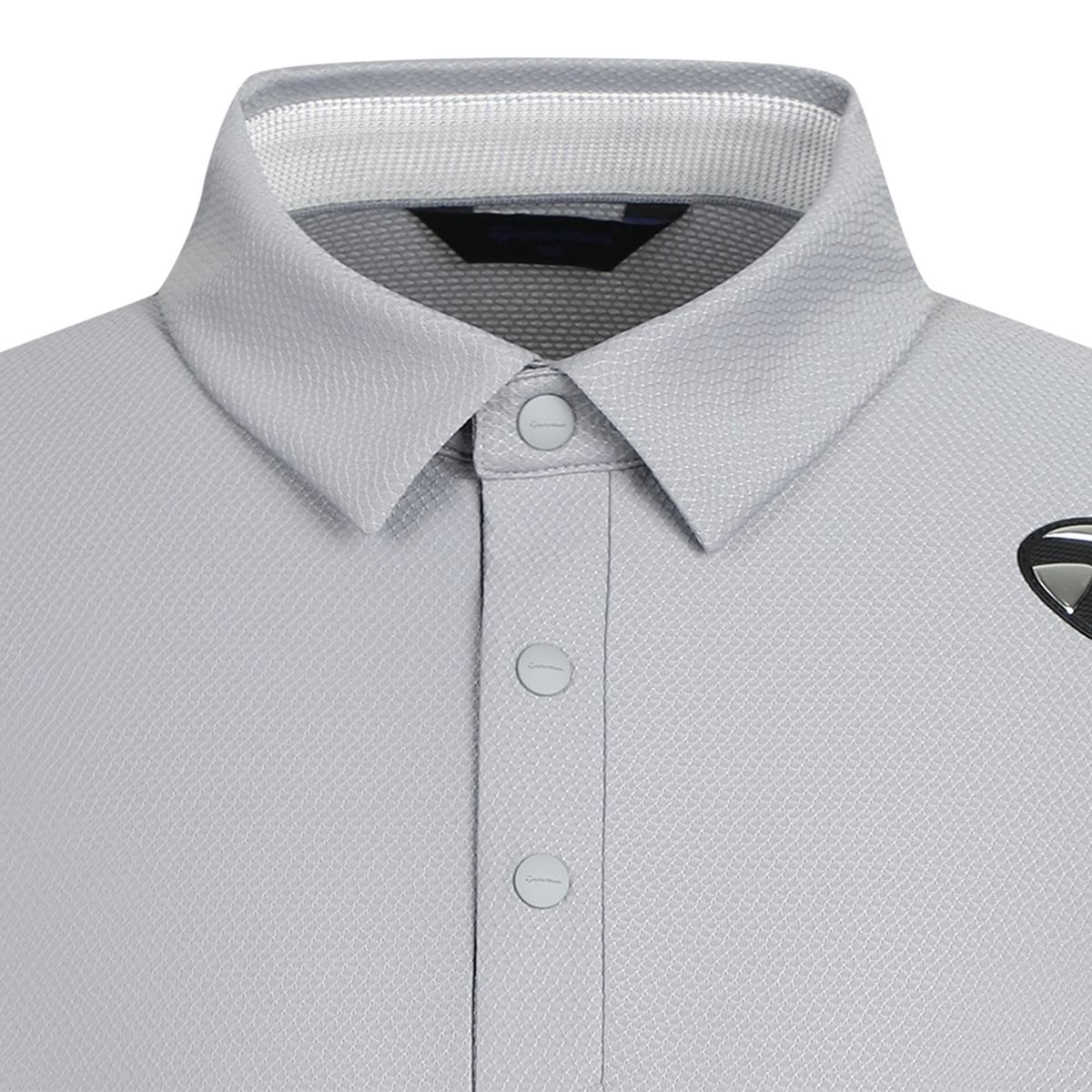 테일러메이드 어패럴(TAYLORMADE APPAREL) 26SS 남성 자카드 메쉬 카라 반팔 티셔츠 T8031T62242-190