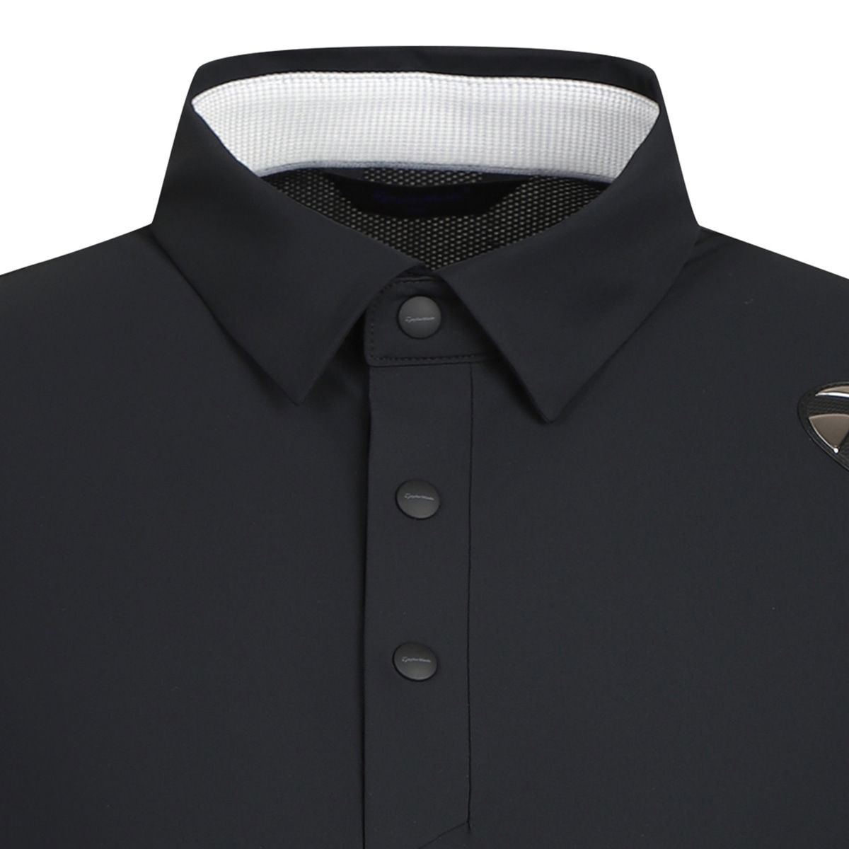 테일러메이드 어패럴(TAYLORMADE APPAREL) 26SS 남성 등판 허니콤 카라 반팔 티셔츠 T8031T62144-199