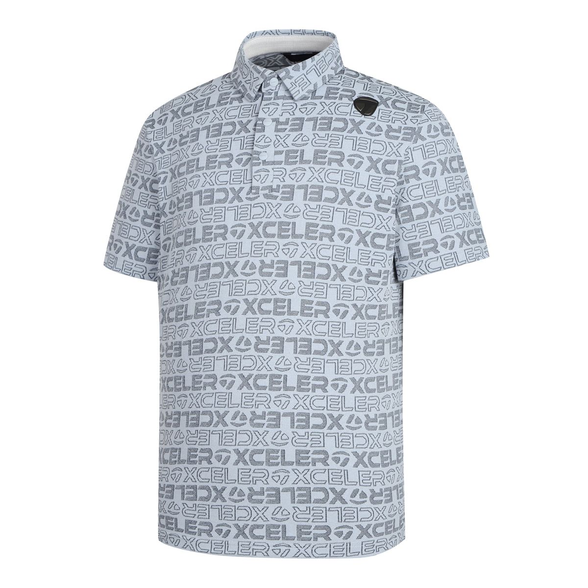 테일러메이드 어패럴(TAYLORMADE APPAREL) 26SS 남성 레터링 자카드 카라 반팔 티셔츠 T8031T62141-940