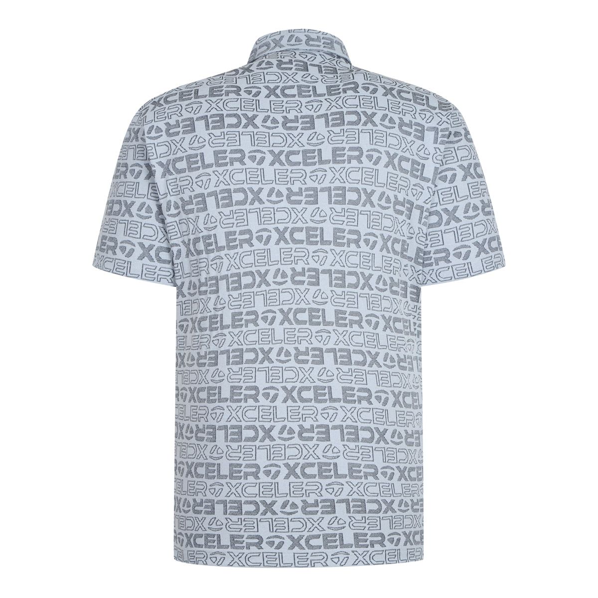 테일러메이드 어패럴(TAYLORMADE APPAREL) 26SS 남성 레터링 자카드 카라 반팔 티셔츠 T8031T62141-940
