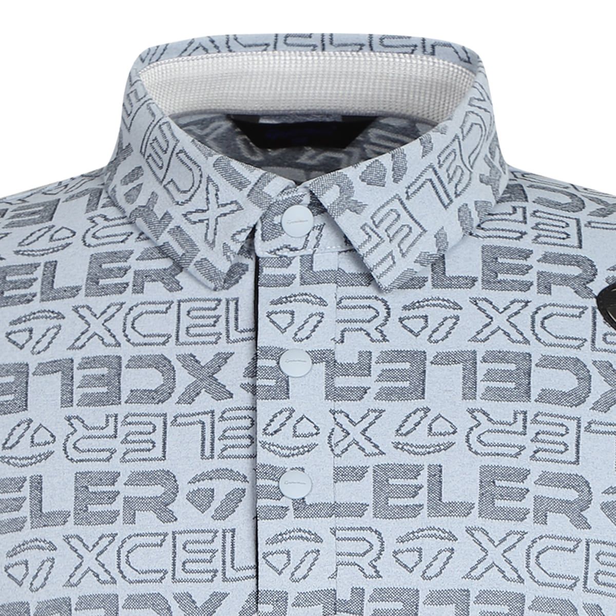 테일러메이드 어패럴(TAYLORMADE APPAREL) 26SS 남성 레터링 자카드 카라 반팔 티셔츠 T8031T62141-940